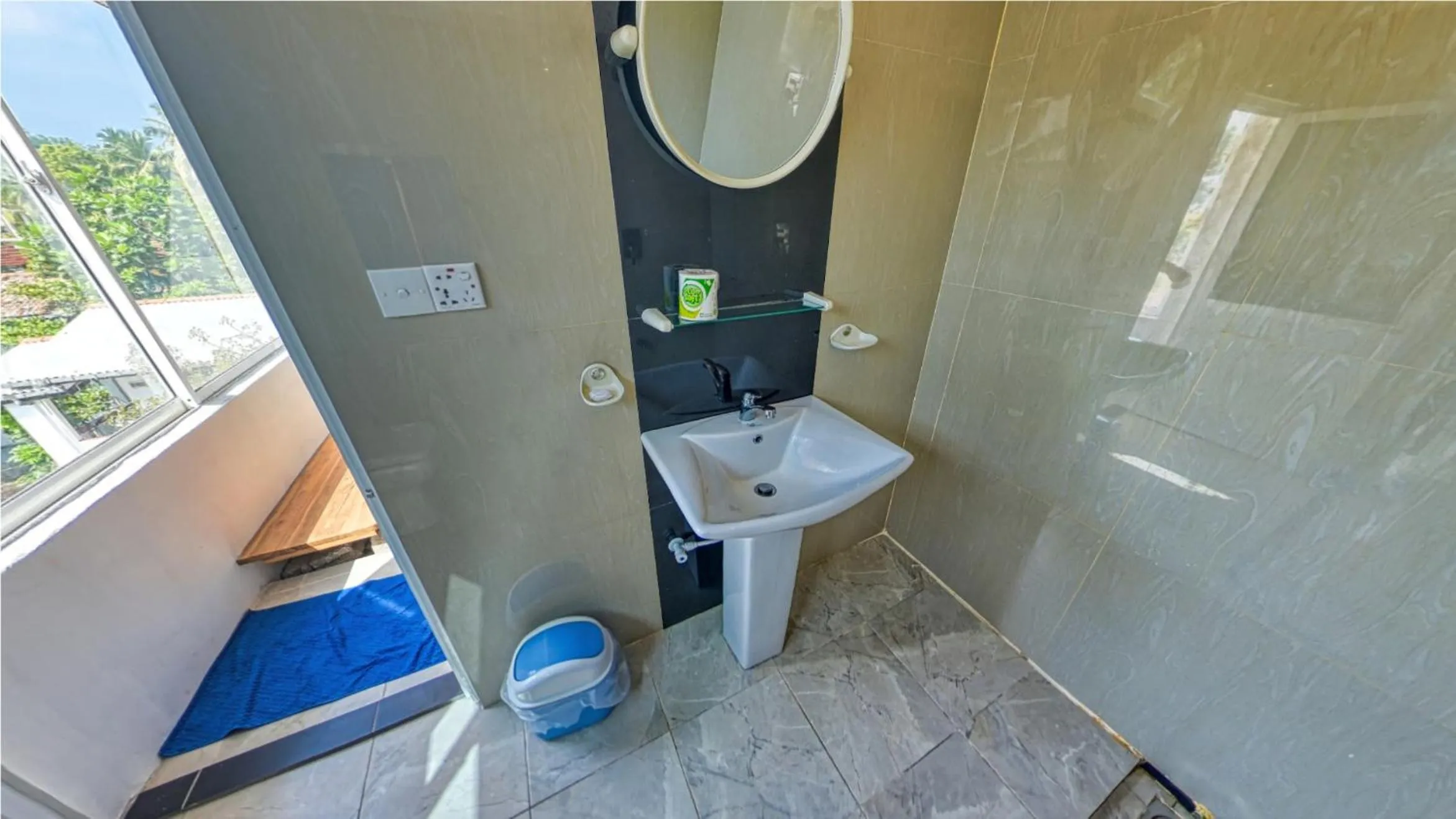 Bathroom in Sky Garden Mini Hotel