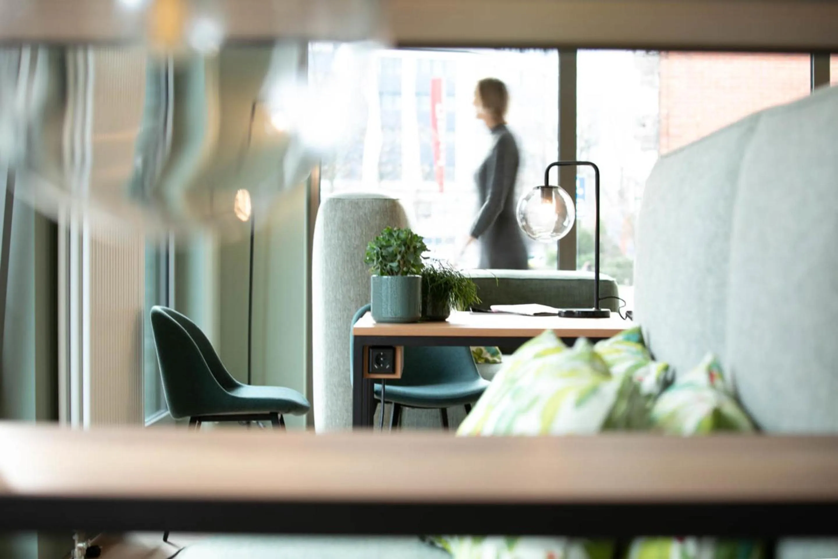 Communal lounge/ TV room in Brera Serviced Apartments Frankfurt West