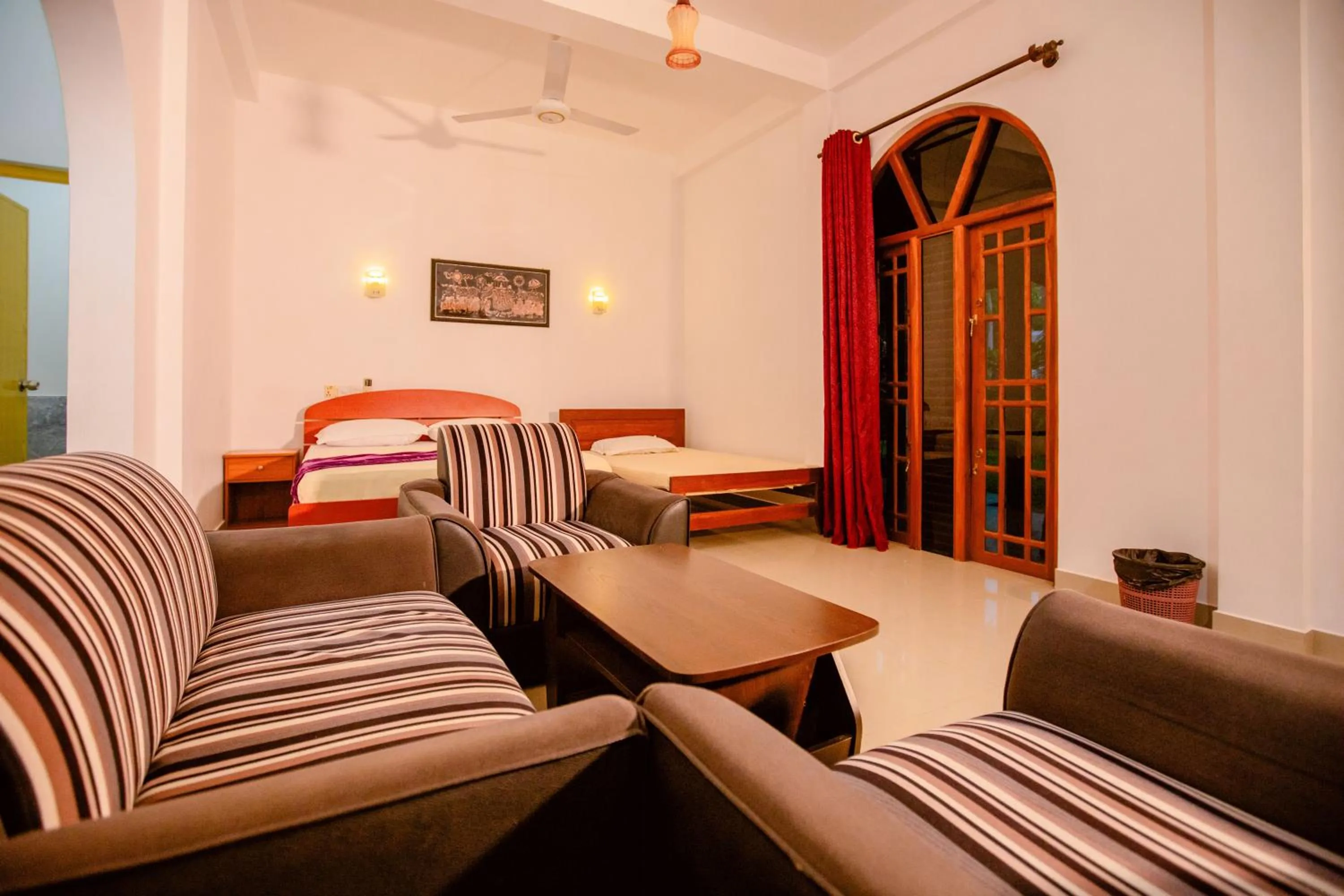 Living room, Bed in Yala River Face Inn