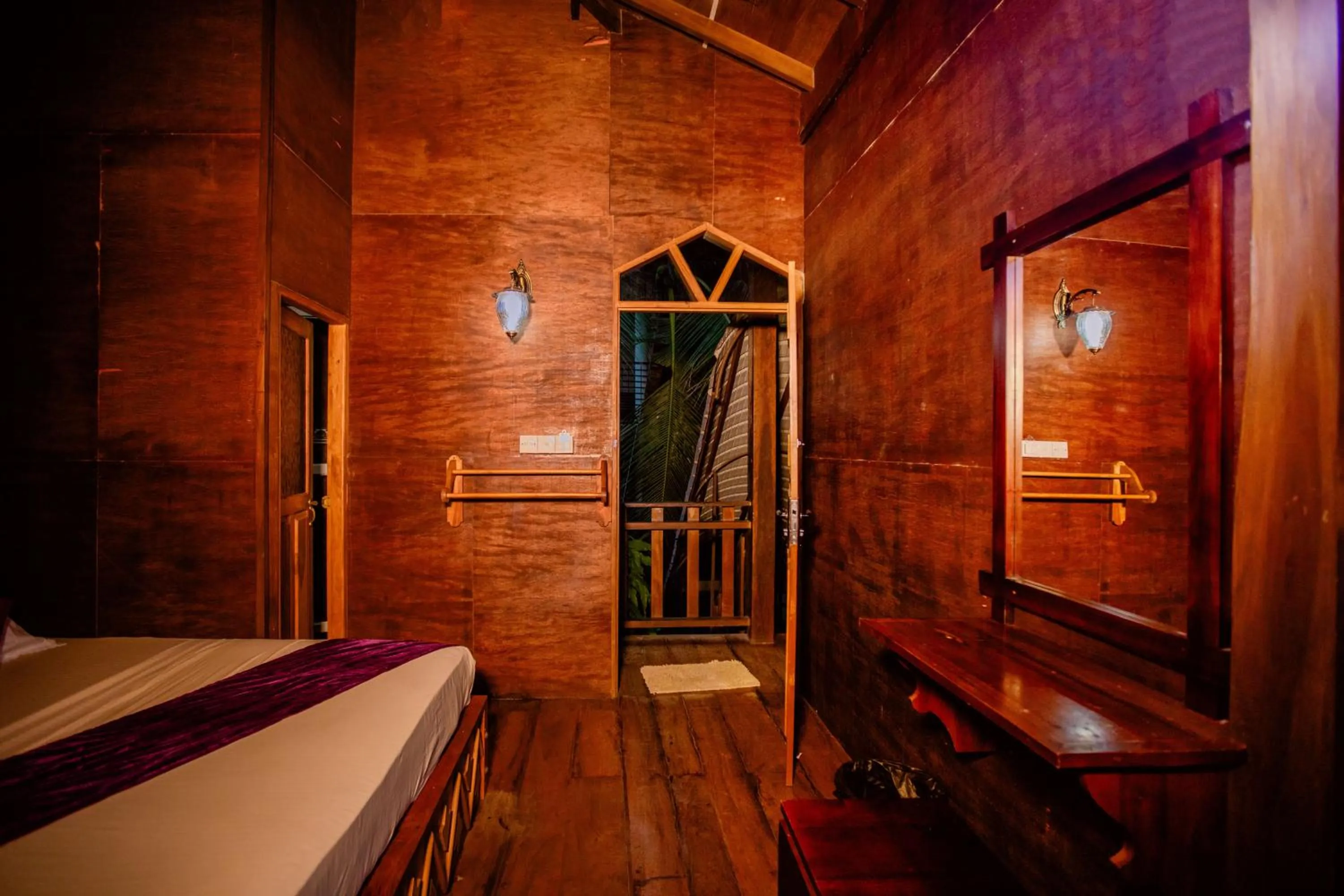 Bedroom, Bed in Yala River Face Inn