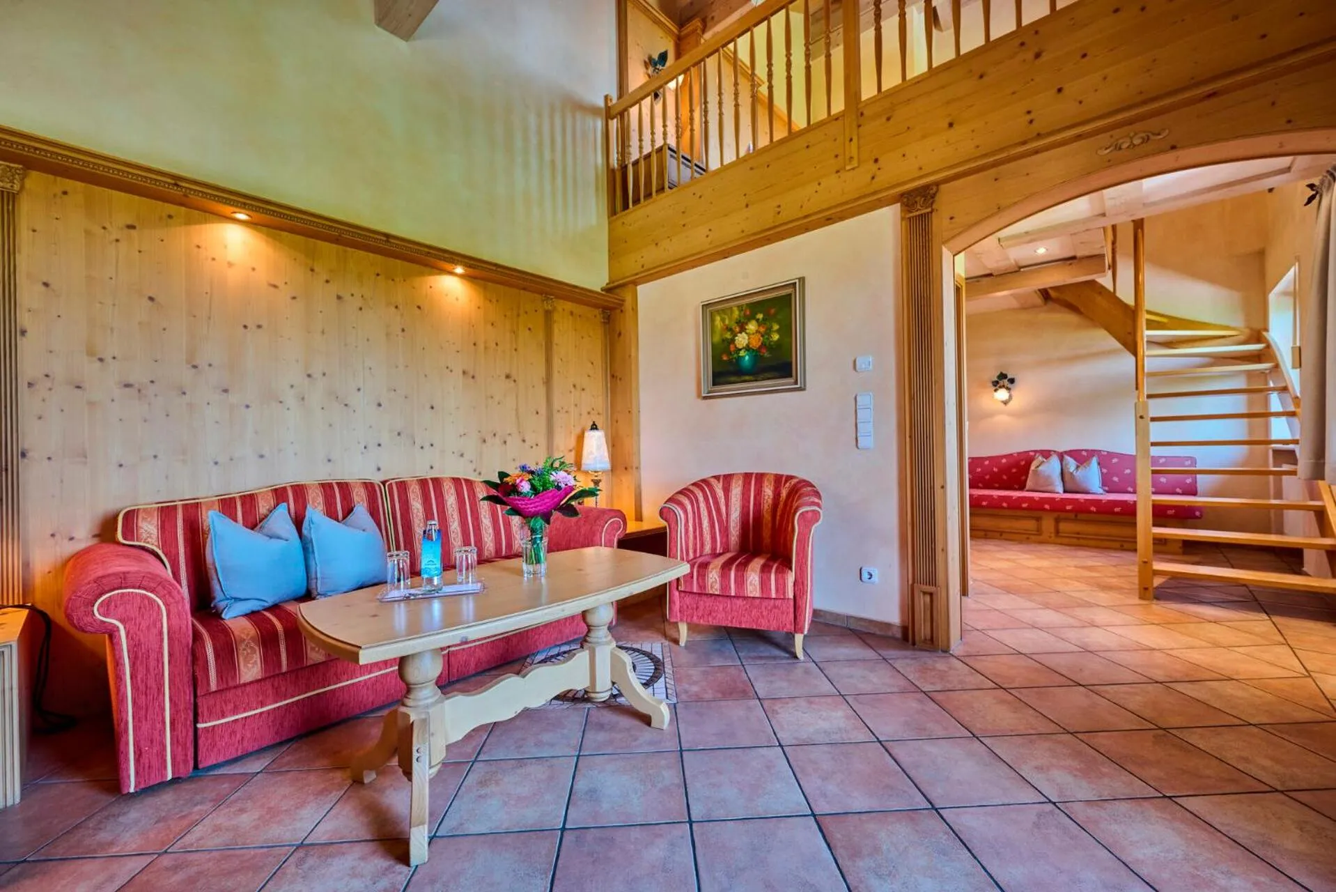 Living room in Hotel Happinger Hof