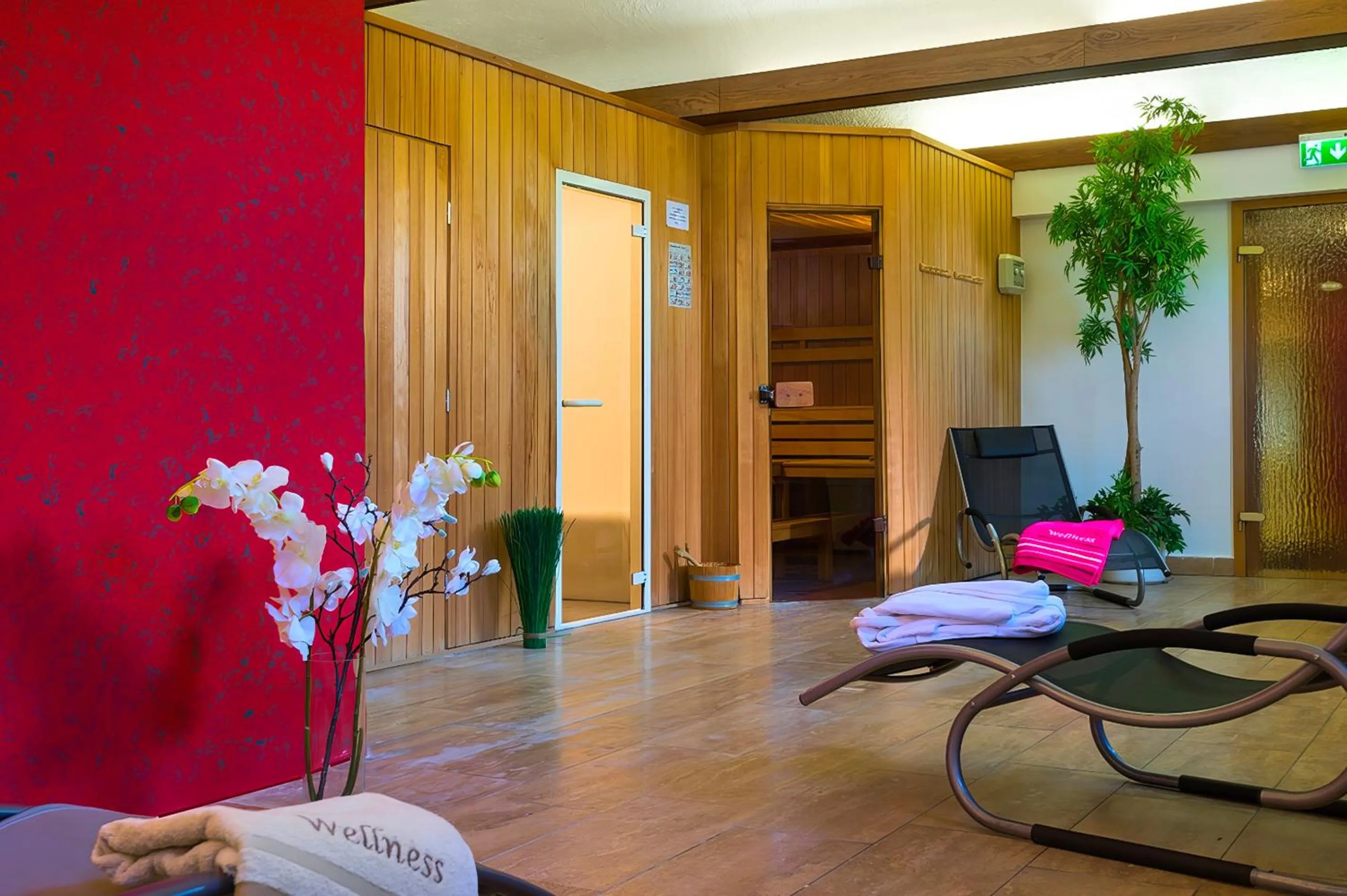 Sauna in Wagners Hotel im Thüringer Wald