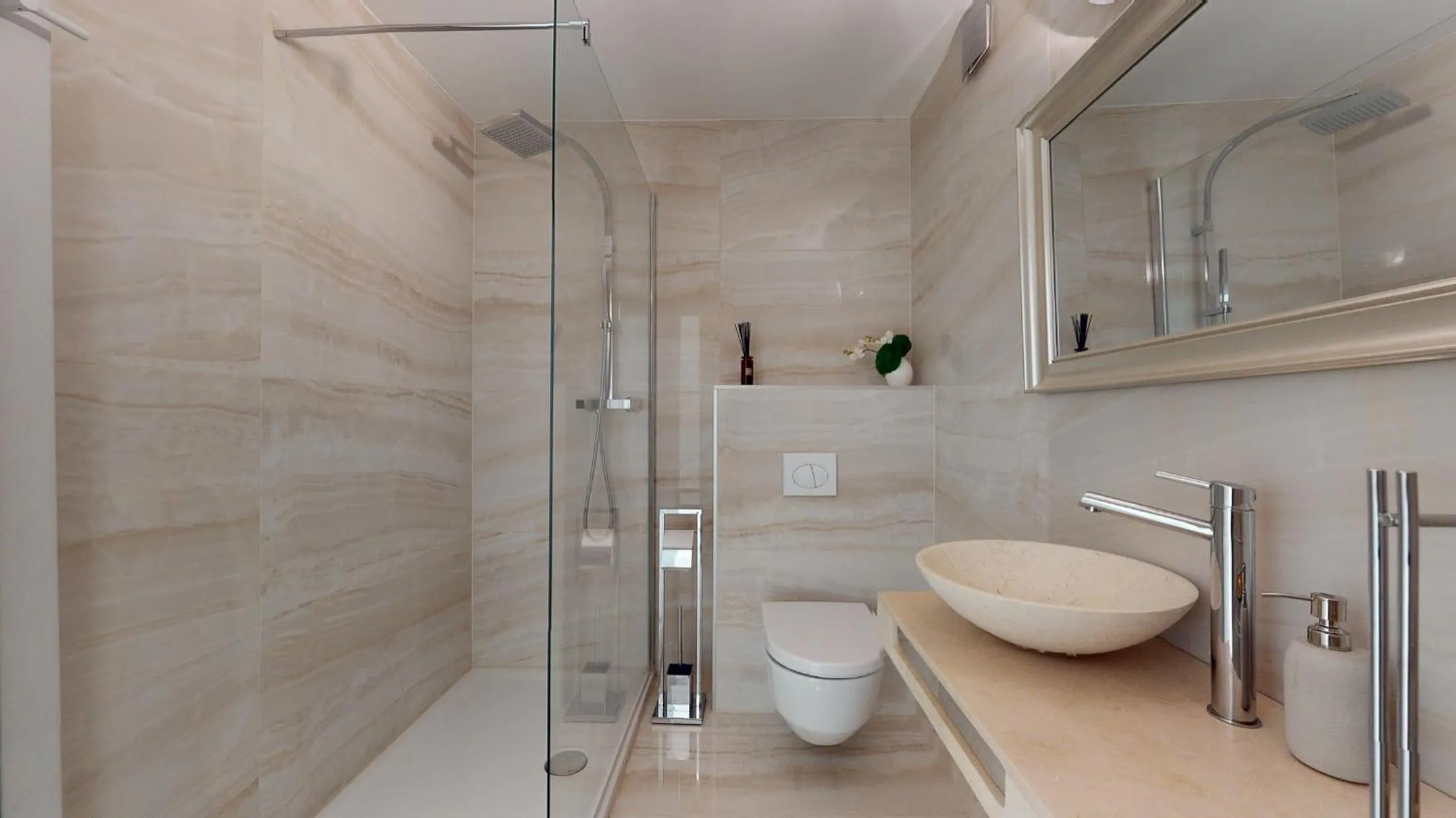 Bathroom in DA-DA Gallery Appart - modern and luxury studio in Boudry