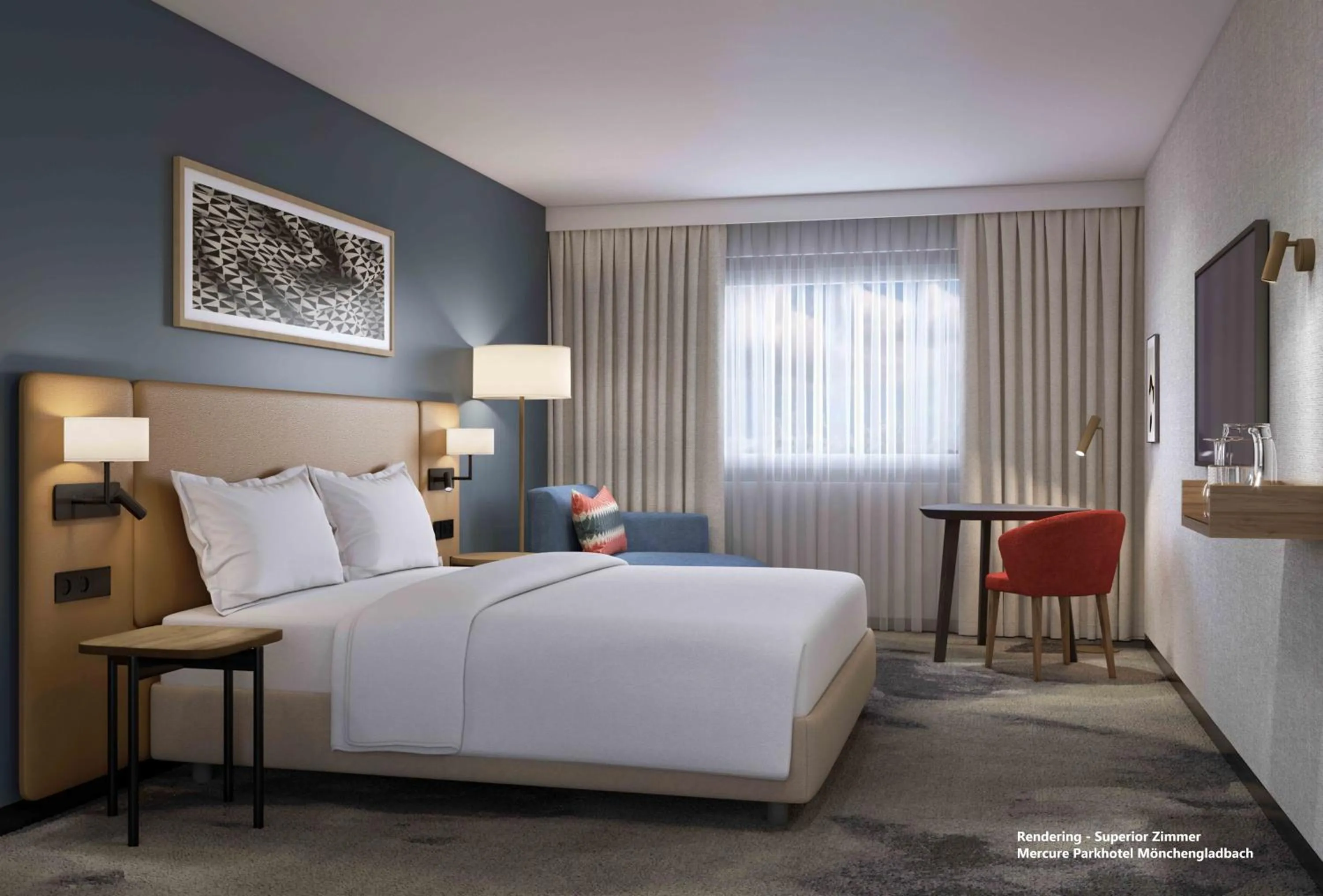 Bed in Mercure Parkhotel Mönchengladbach