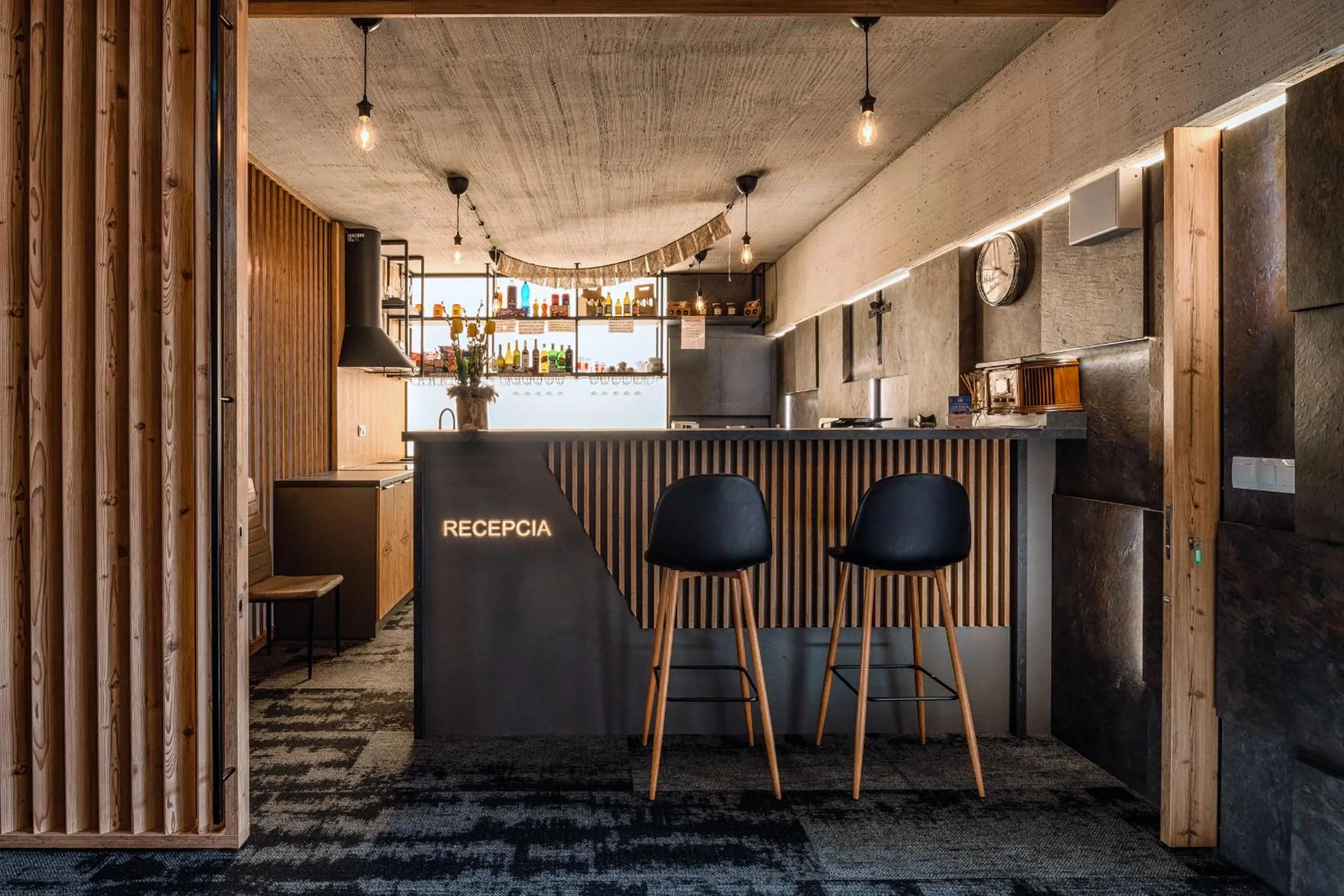 Lobby or reception in Apartmány Tri sestry Jasná