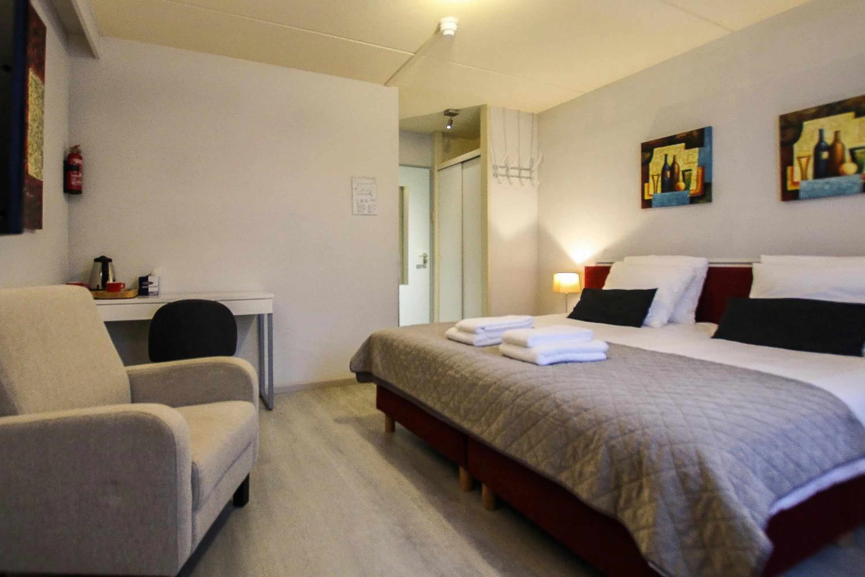 Bed in Hotel Joli Bergen