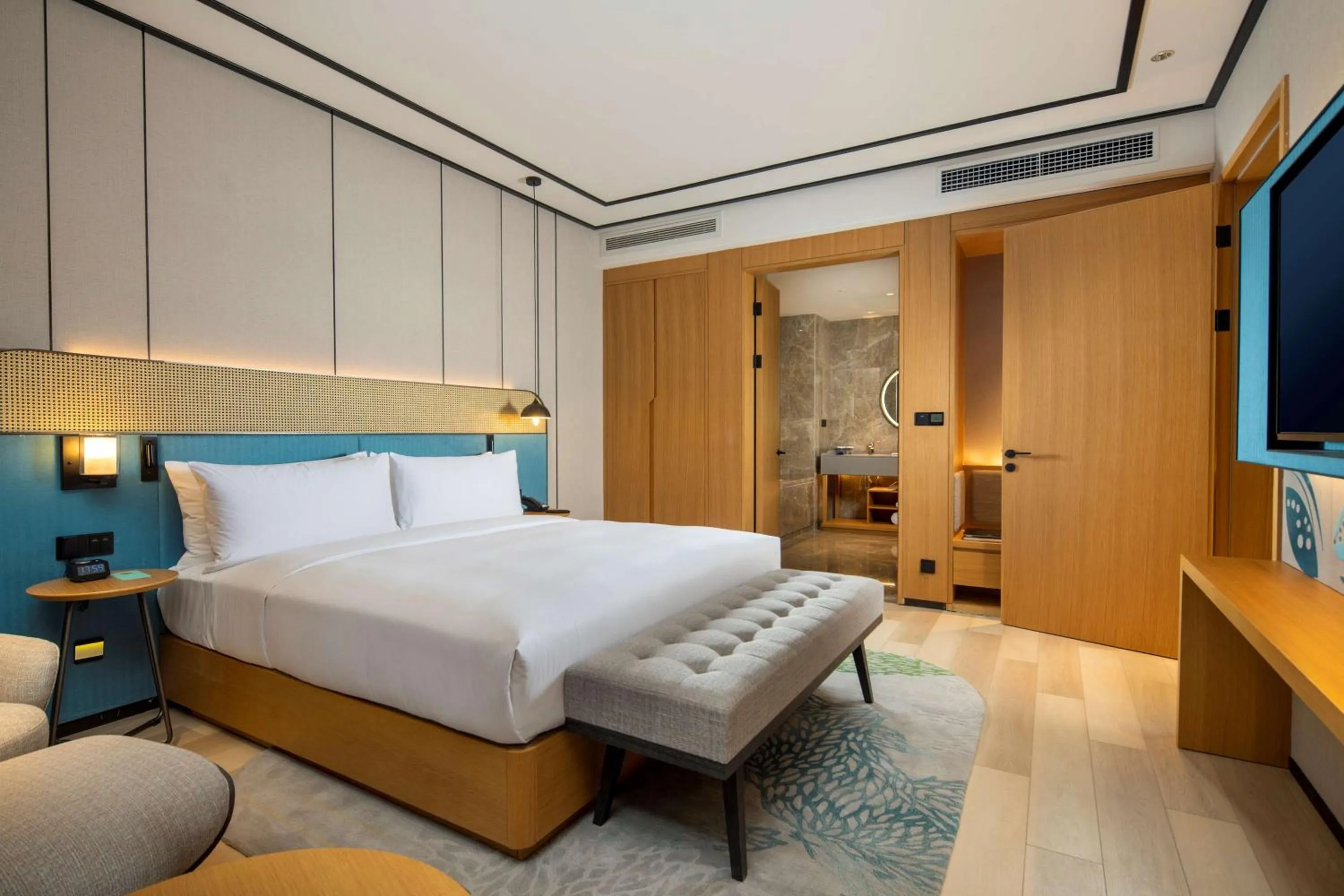 Bedroom, Bed in Hilton Garden Inn Guizhou Maotai Town