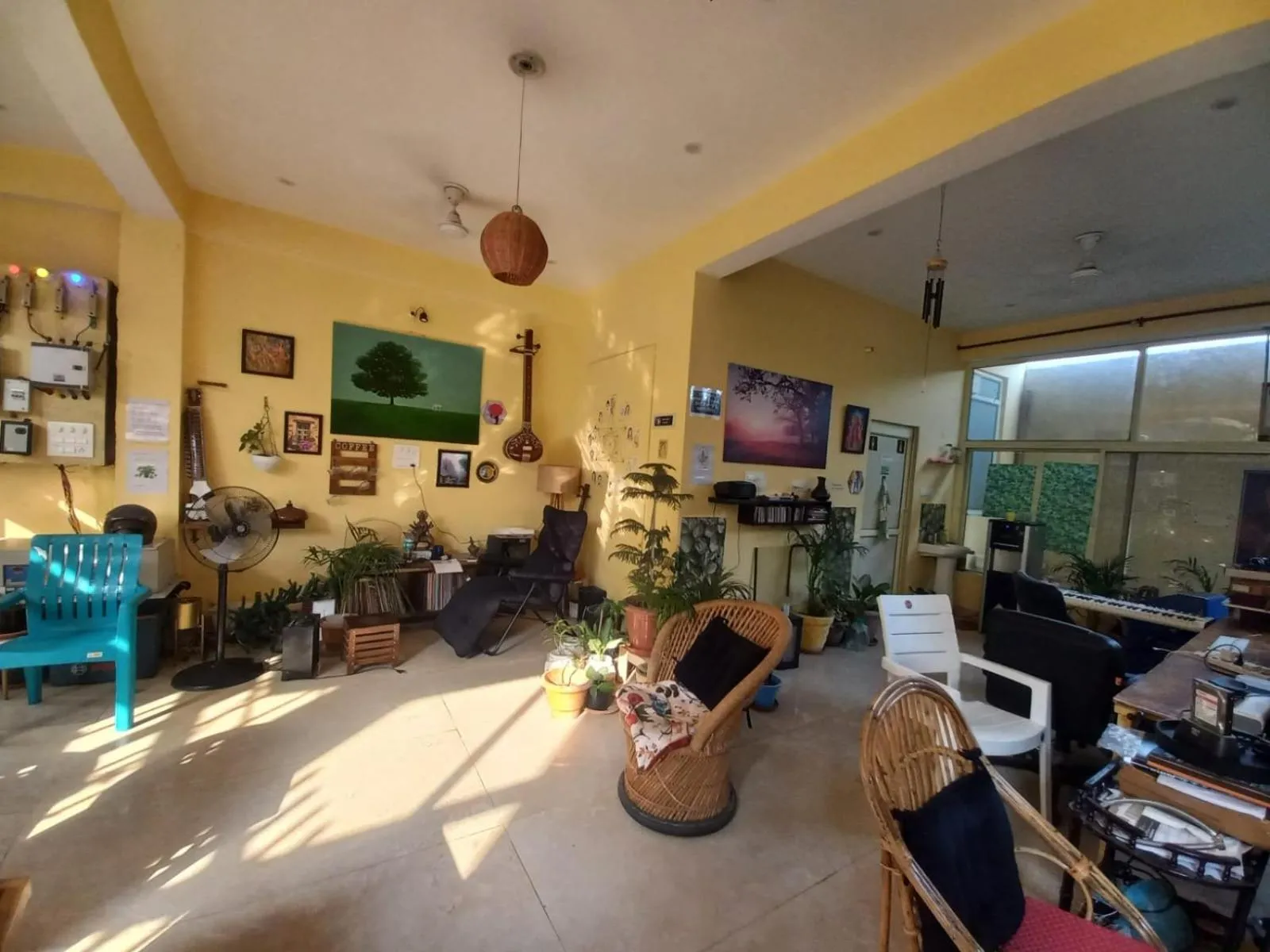 TV and multimedia in Devi music ashram