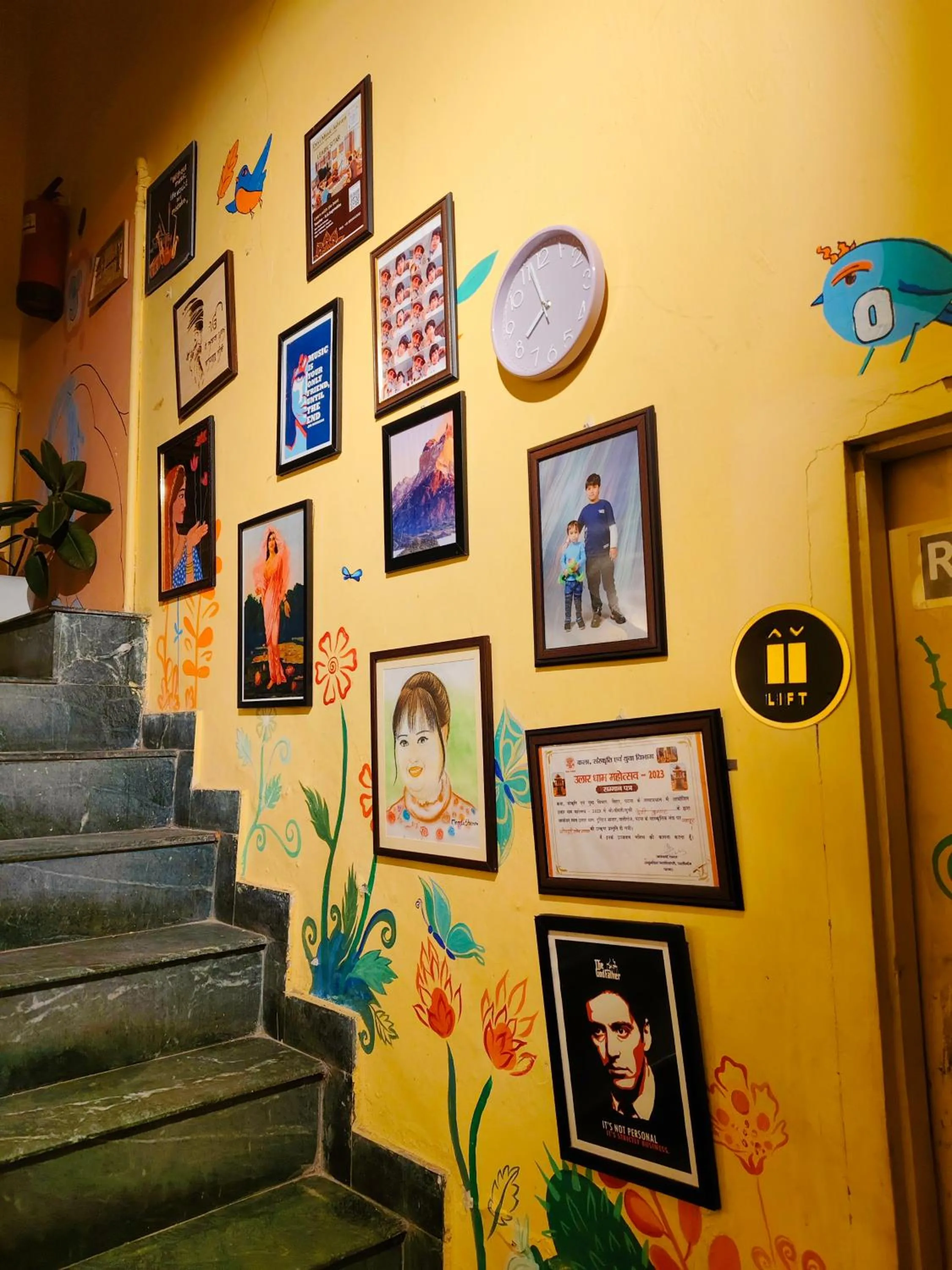 elevator in Devi music ashram