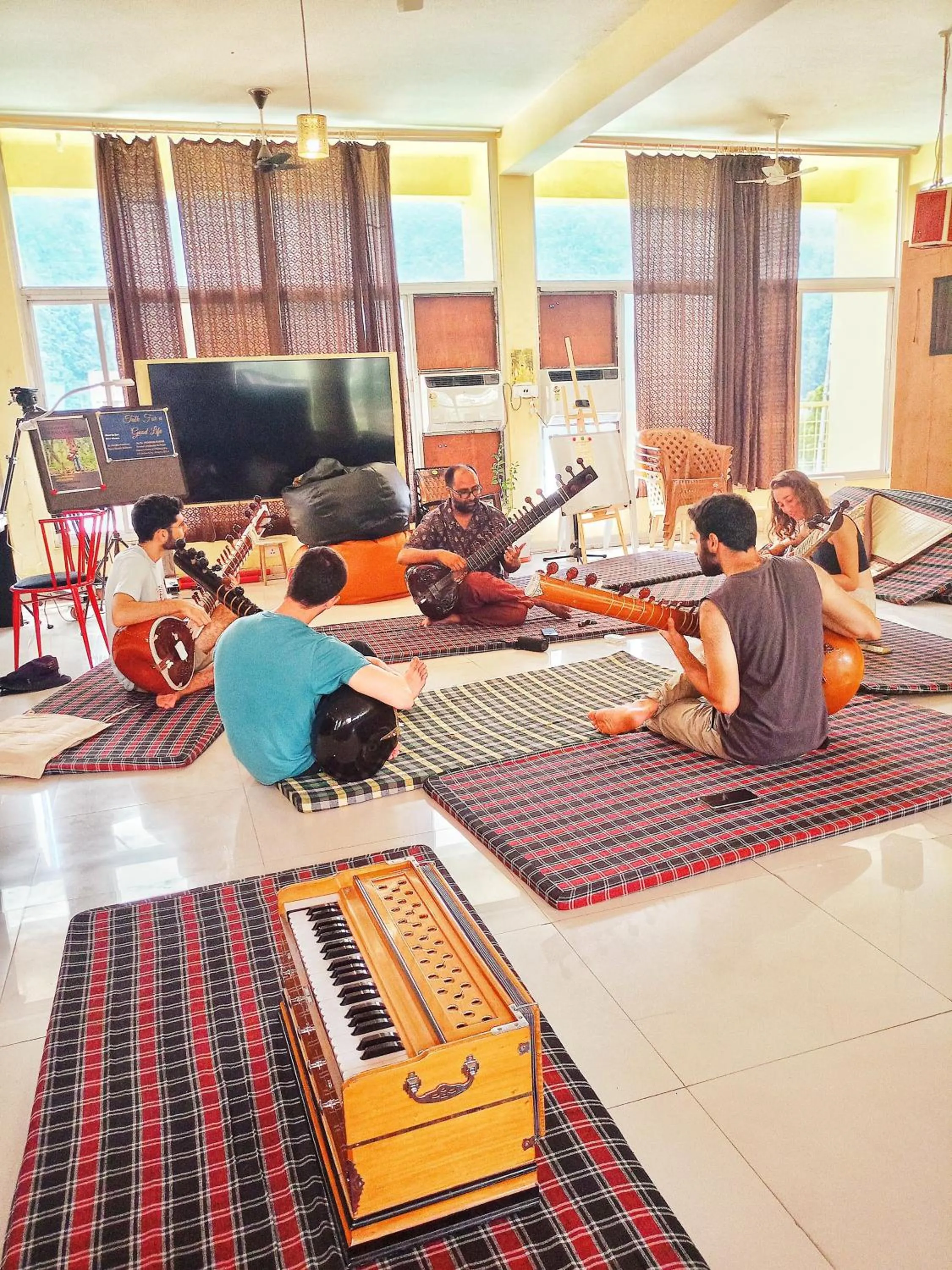 Entertainment in Devi music ashram