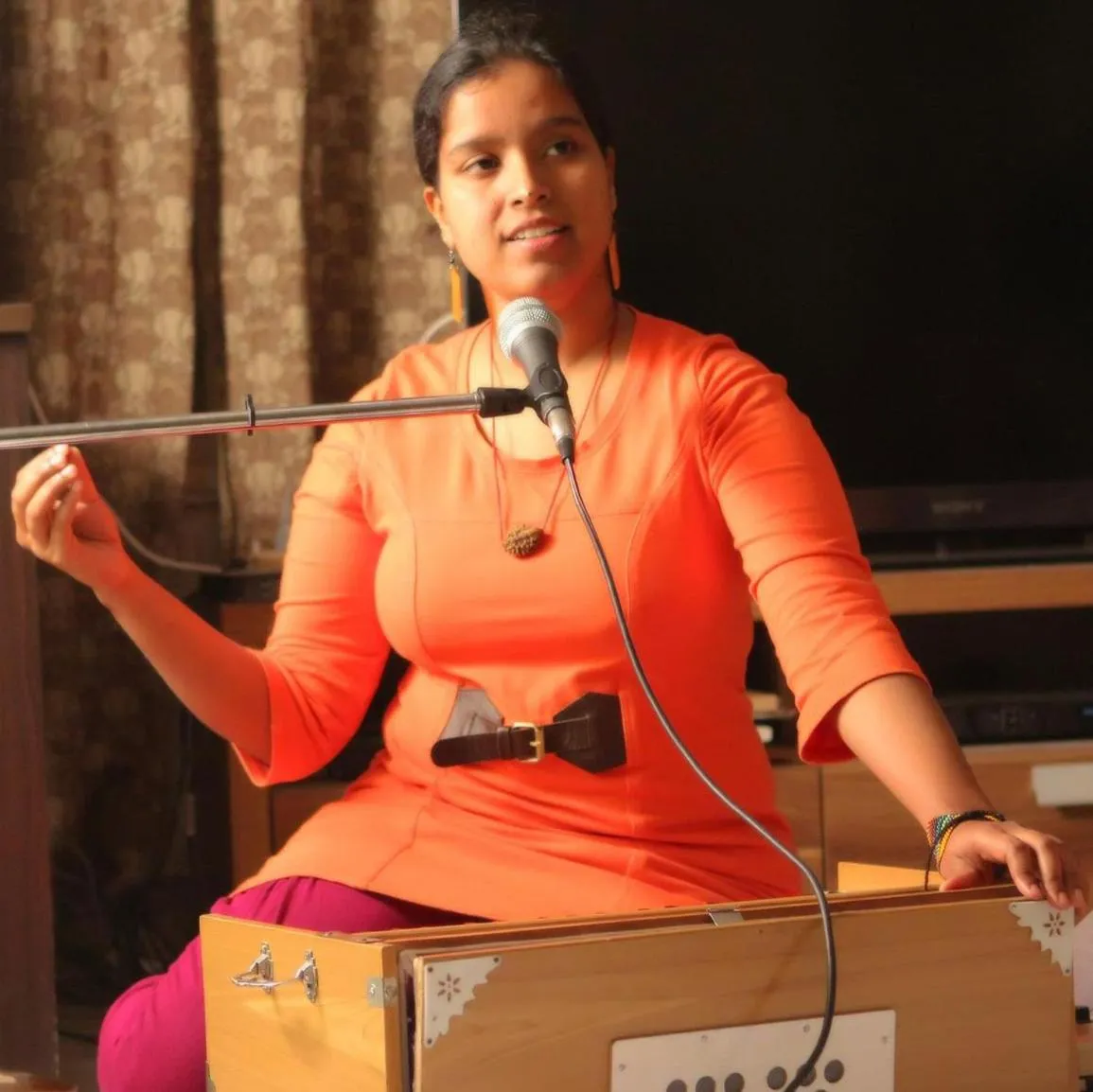 People in Devi music ashram