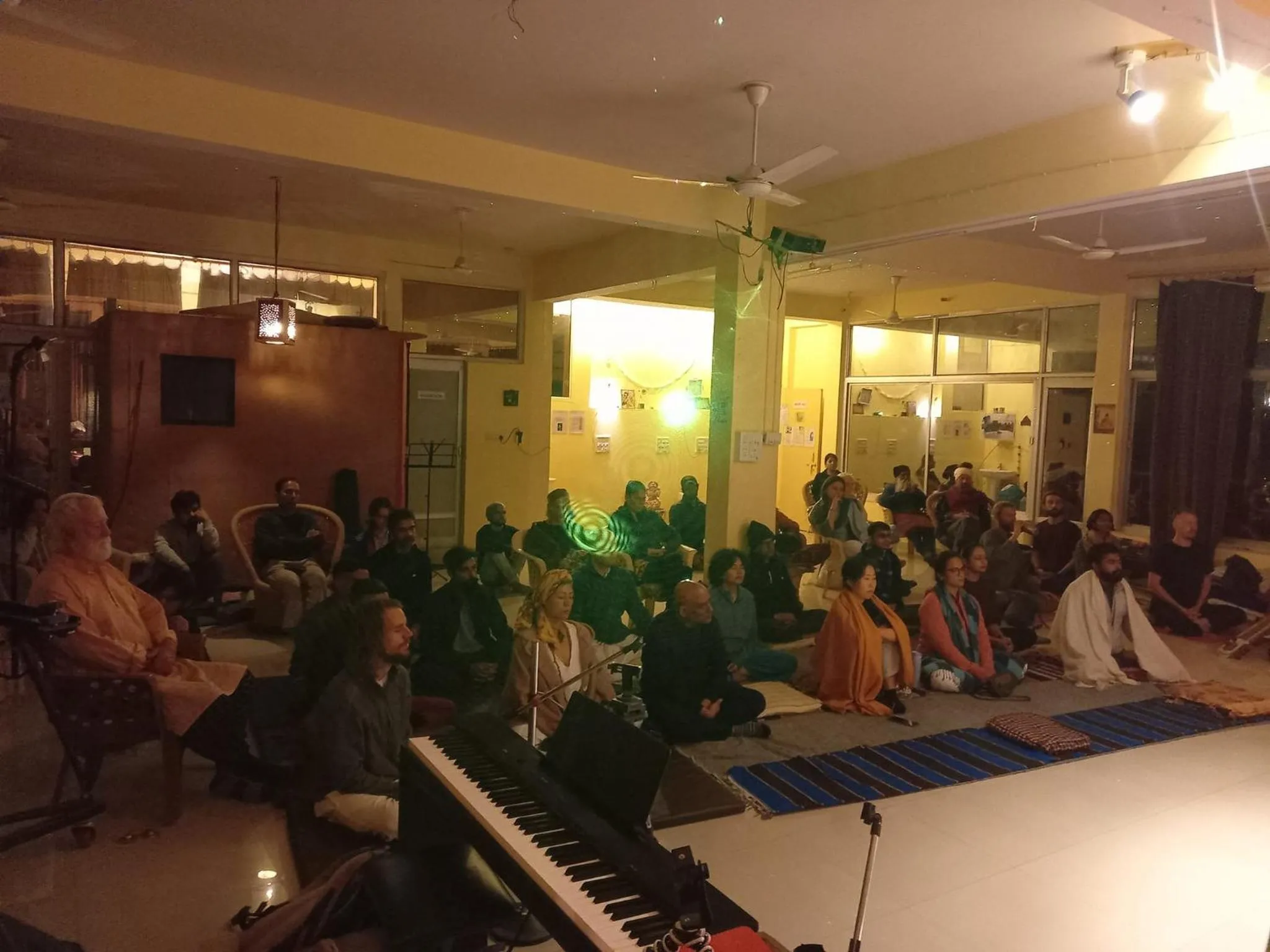 People in Devi music ashram
