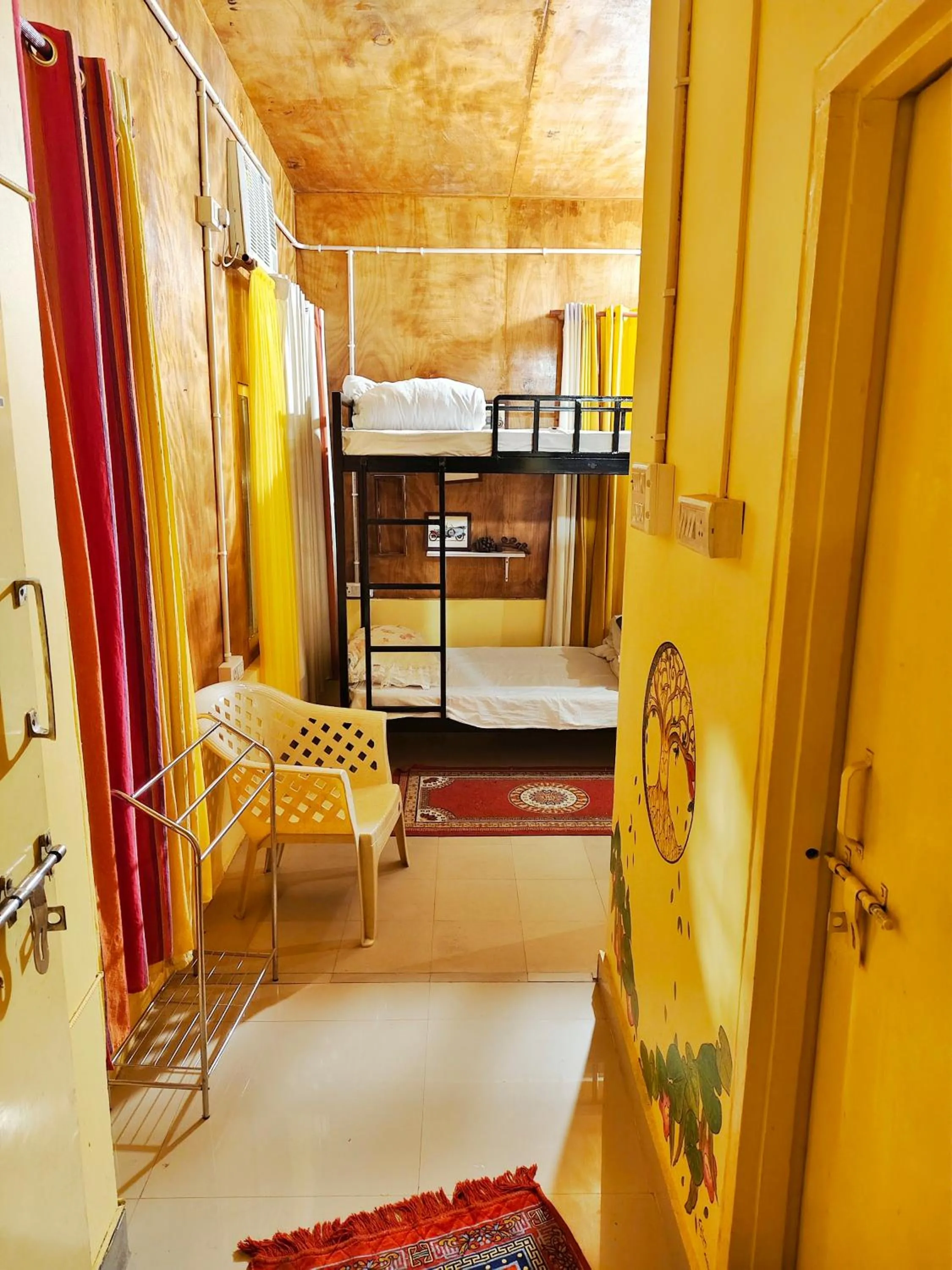 Bed in Devi music ashram