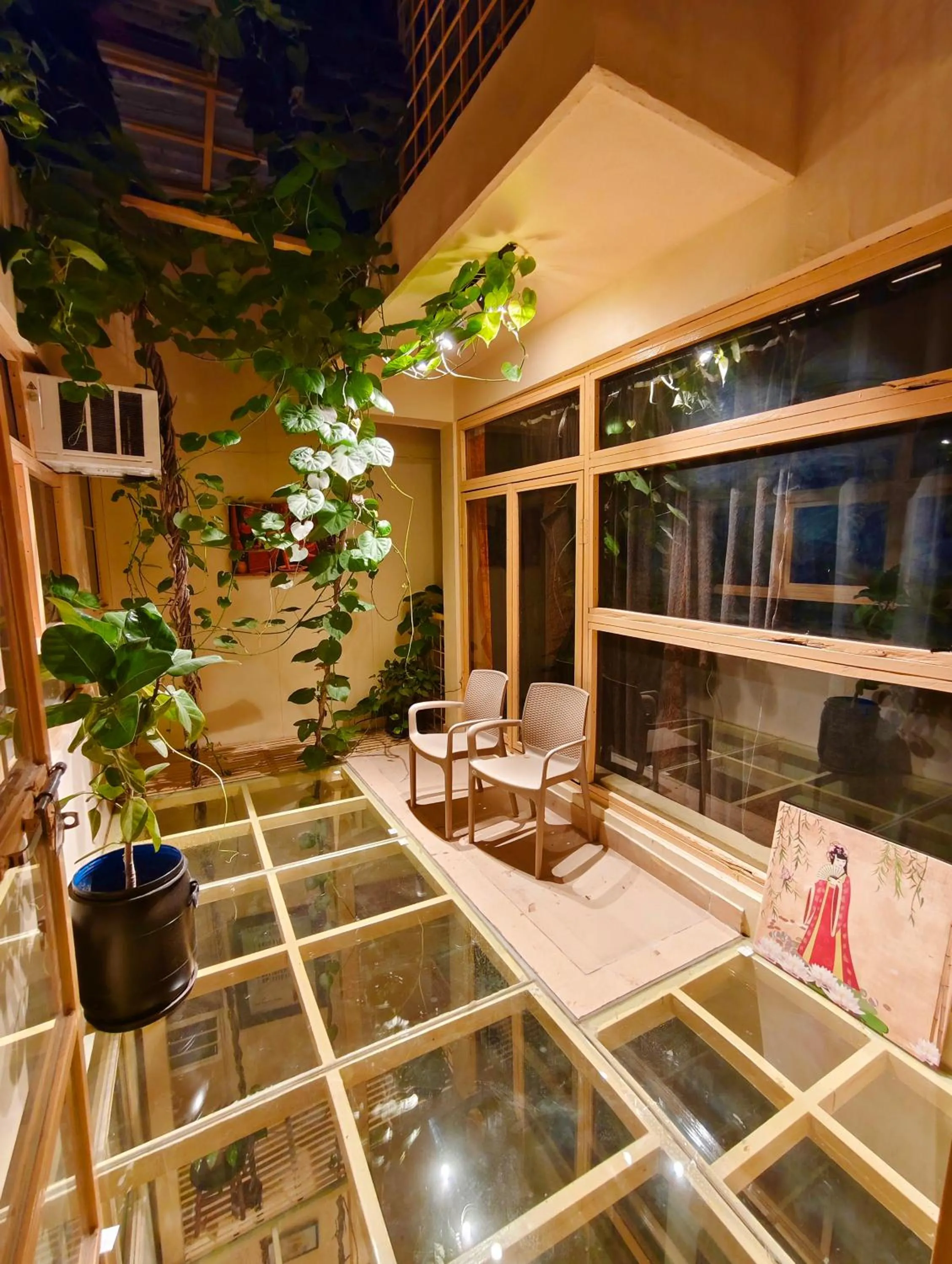 Balcony/Terrace in Devi music ashram