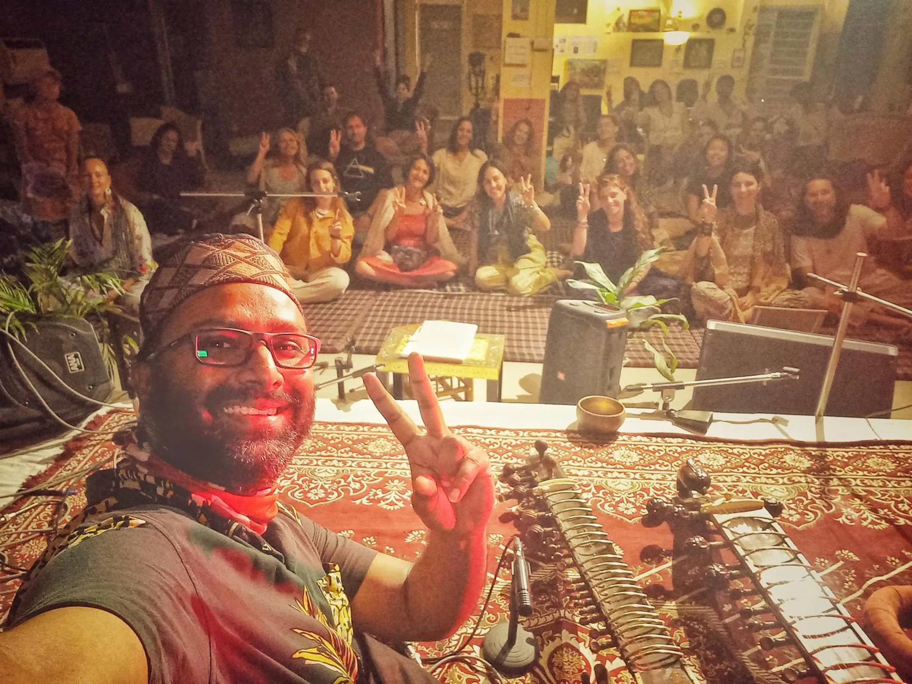 Entertainment in Devi music ashram