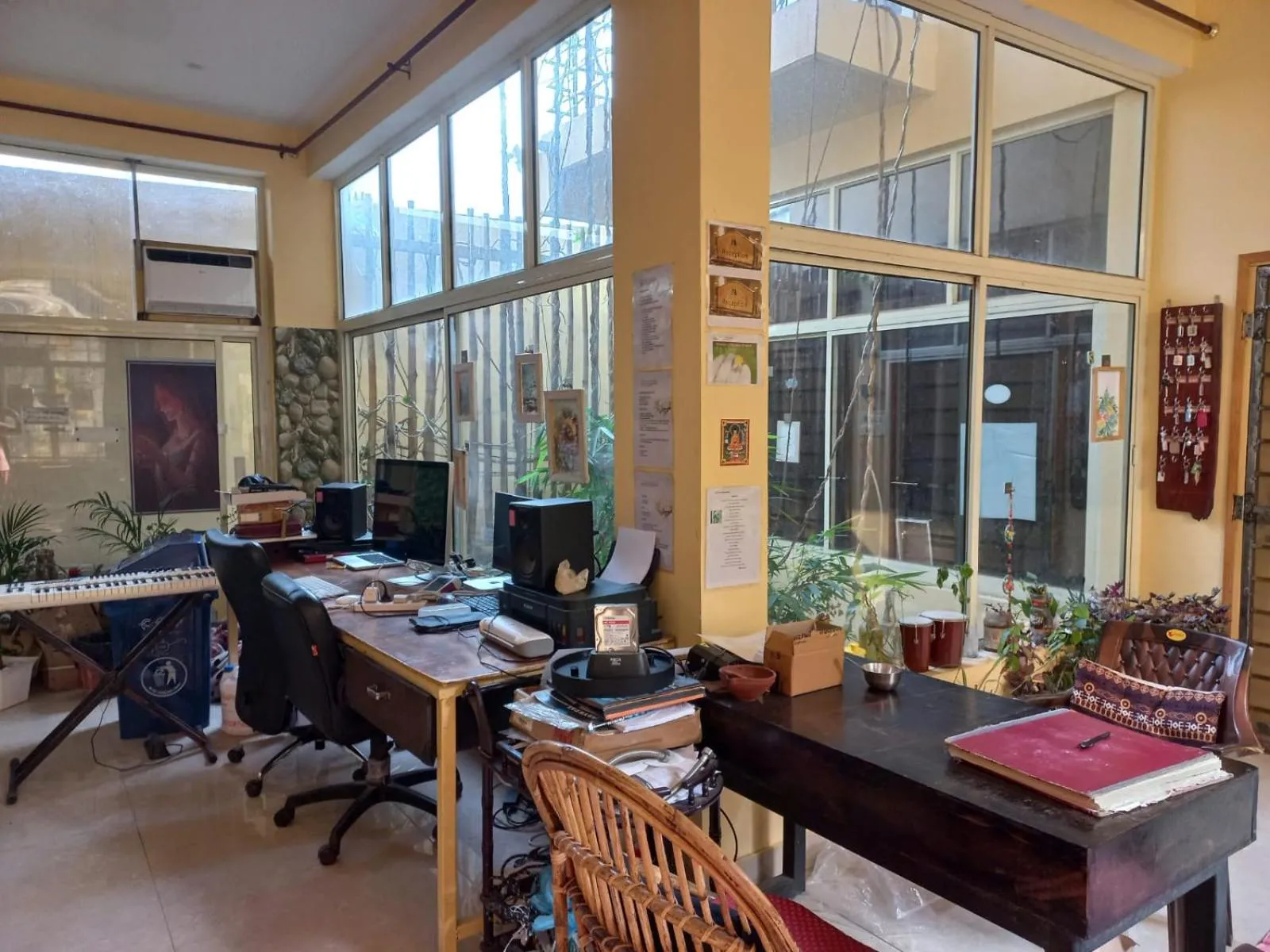 TV and multimedia in Devi music ashram