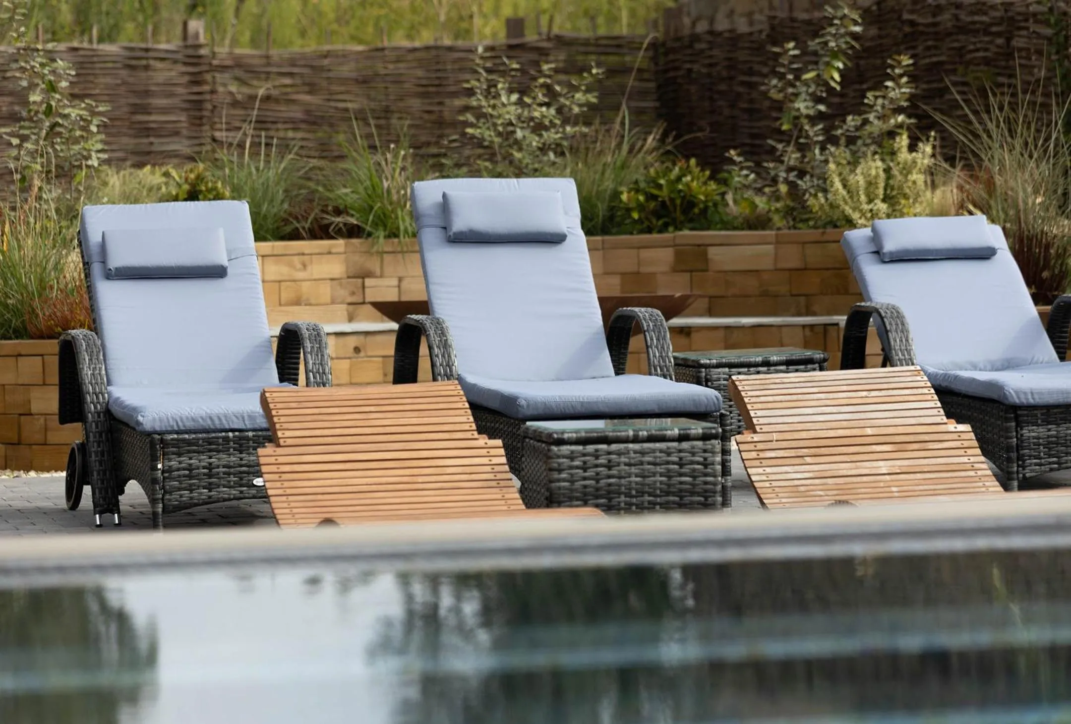 sunbed in Barton Hall Hotel & Spa