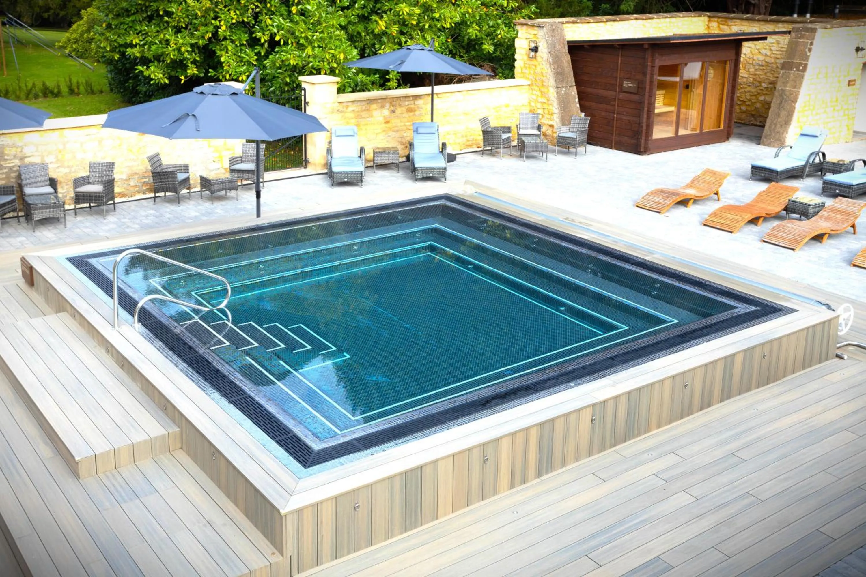 Pool view in Barton Hall Hotel & Spa