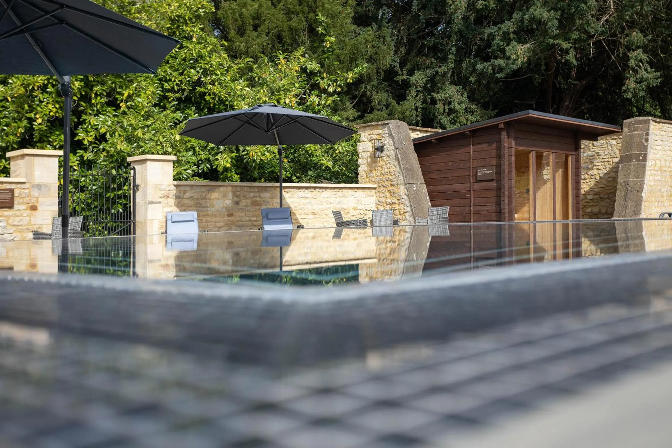 Pool view in Barton Hall Hotel & Spa