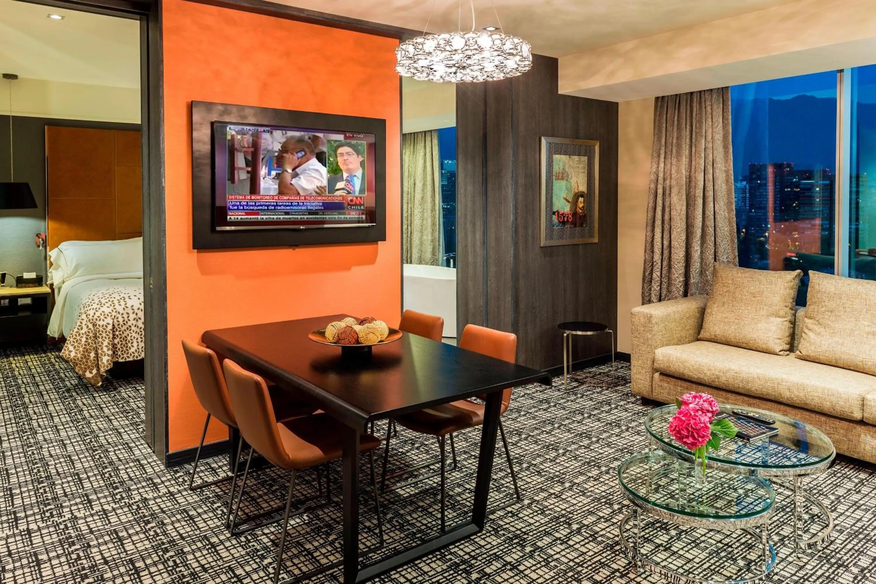 Photo of the whole room in Renaissance Santiago by Marriott