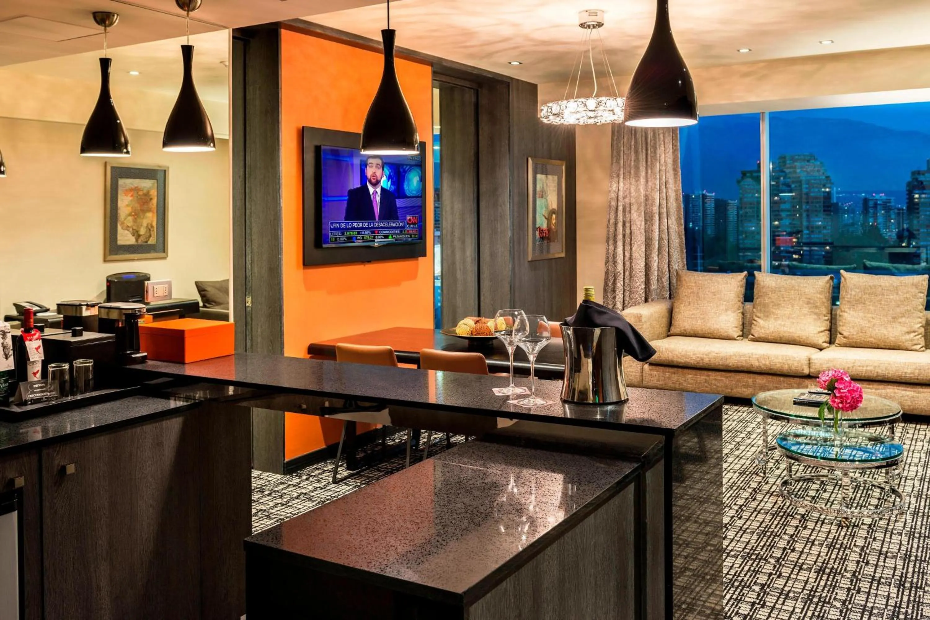 Photo of the whole room in Renaissance Santiago by Marriott