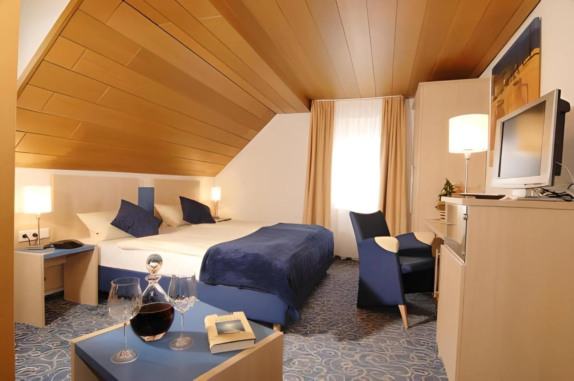 Bed in Adler Hotel Garni