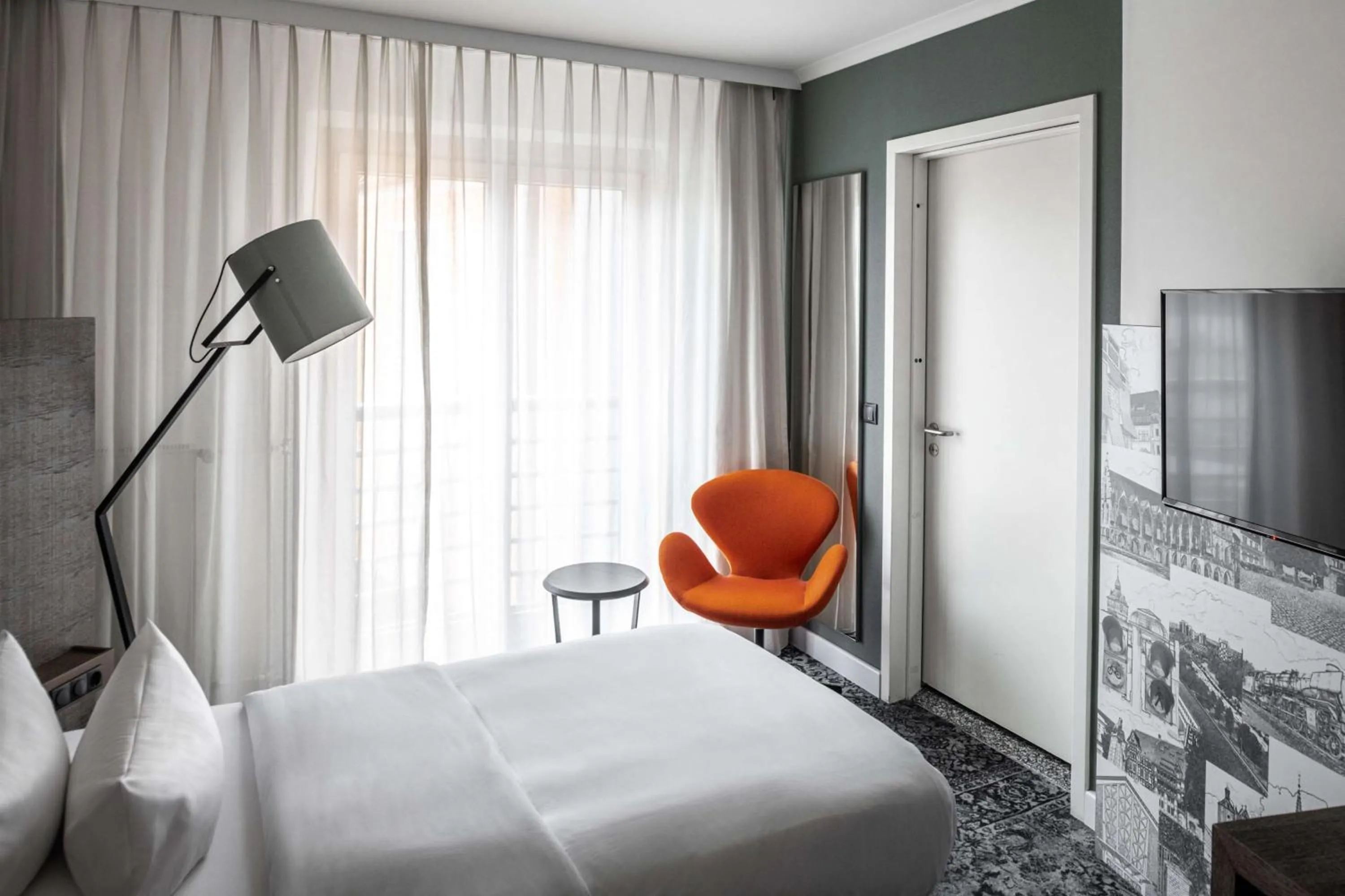 Bedroom, Bed in pentahotel Braunschweig