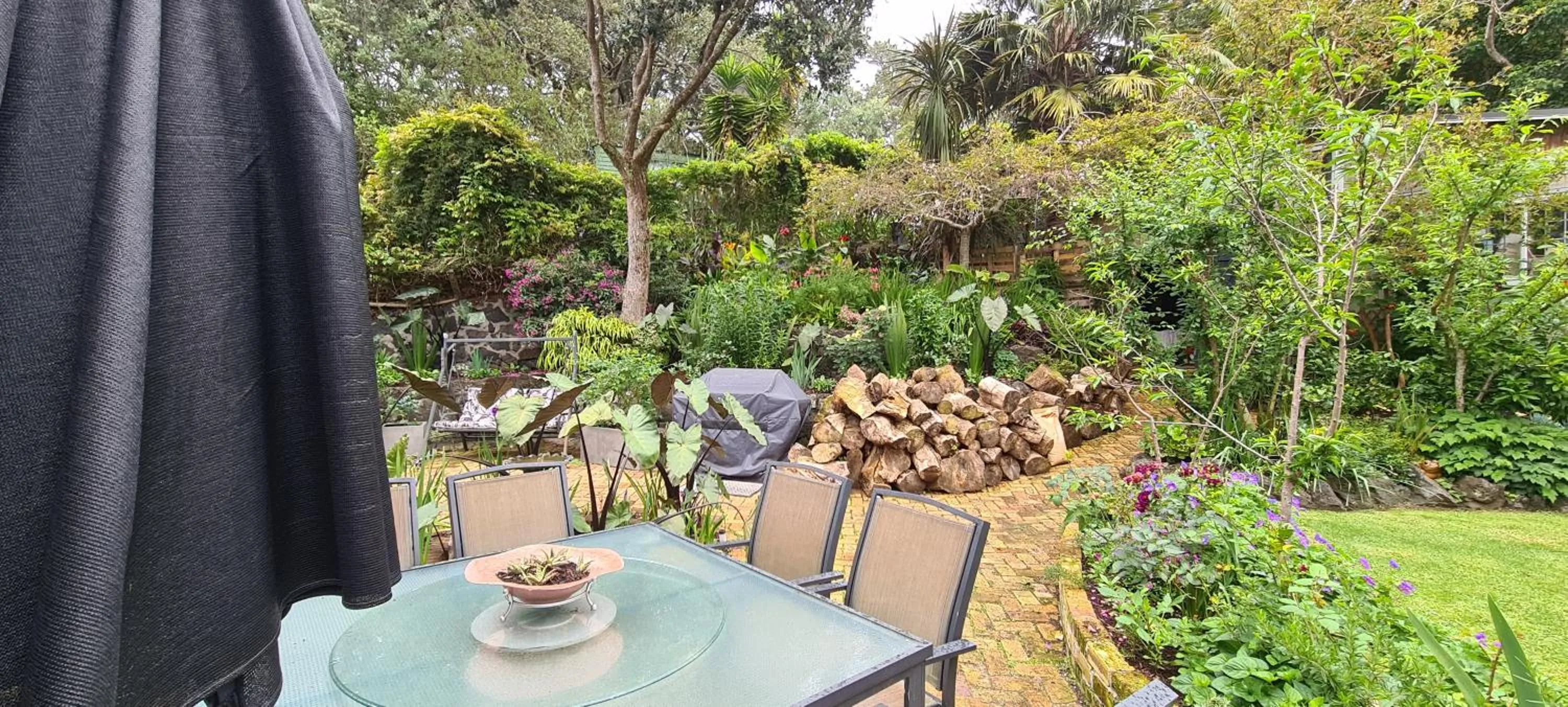 Garden view in Dovecote House