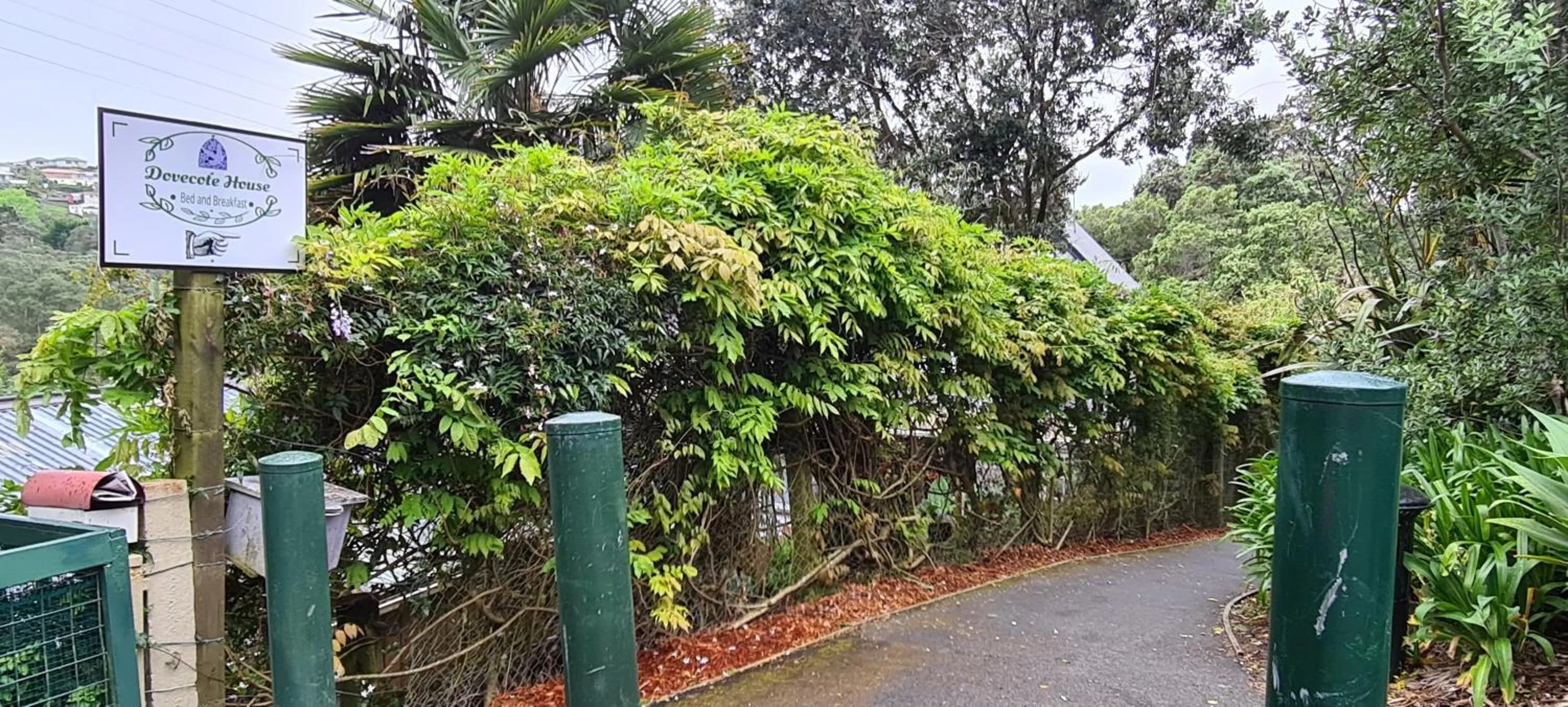 Facade/entrance in Dovecote House