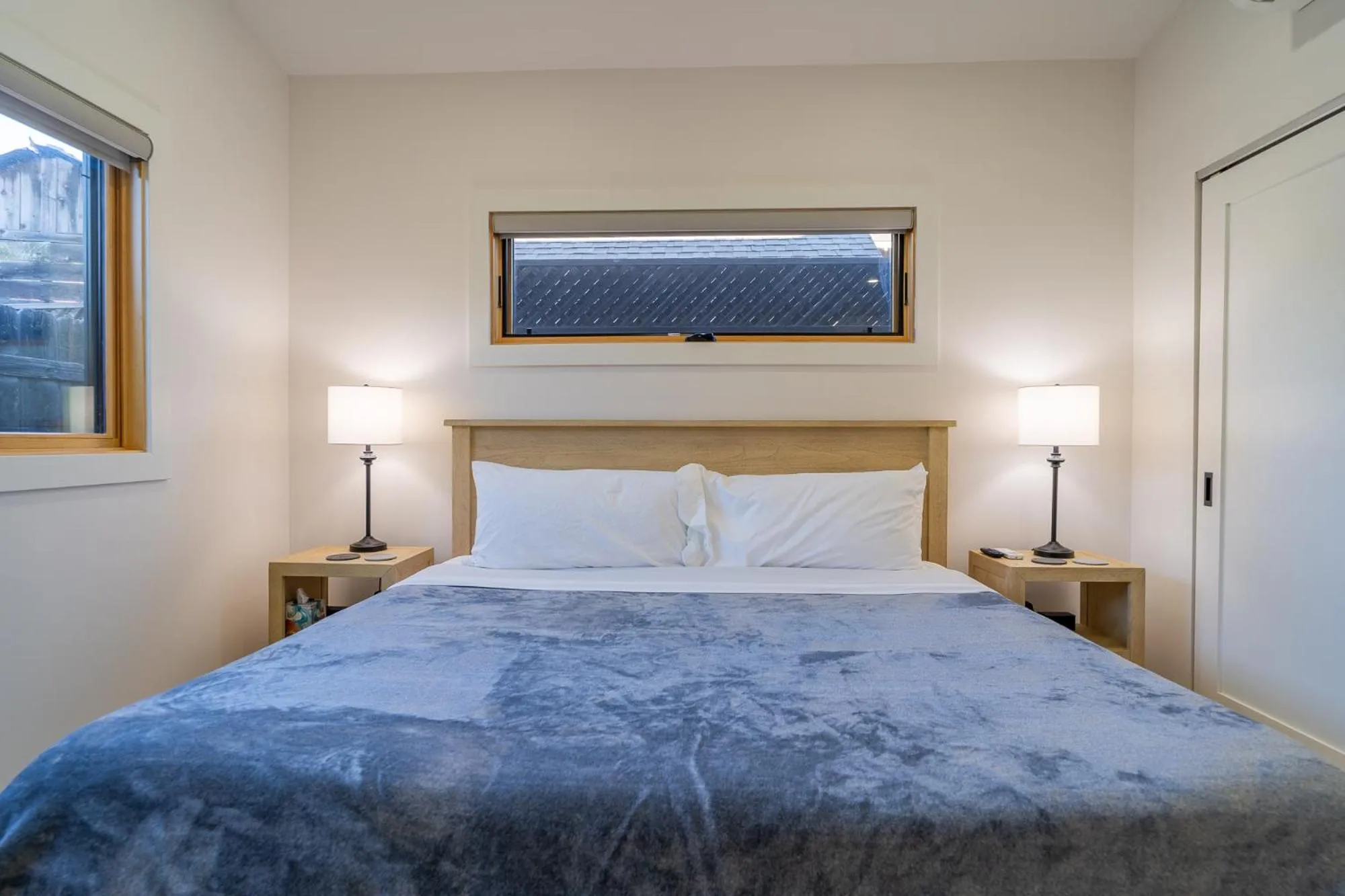 Bedroom, Bed in Fern House South Park Craftsman