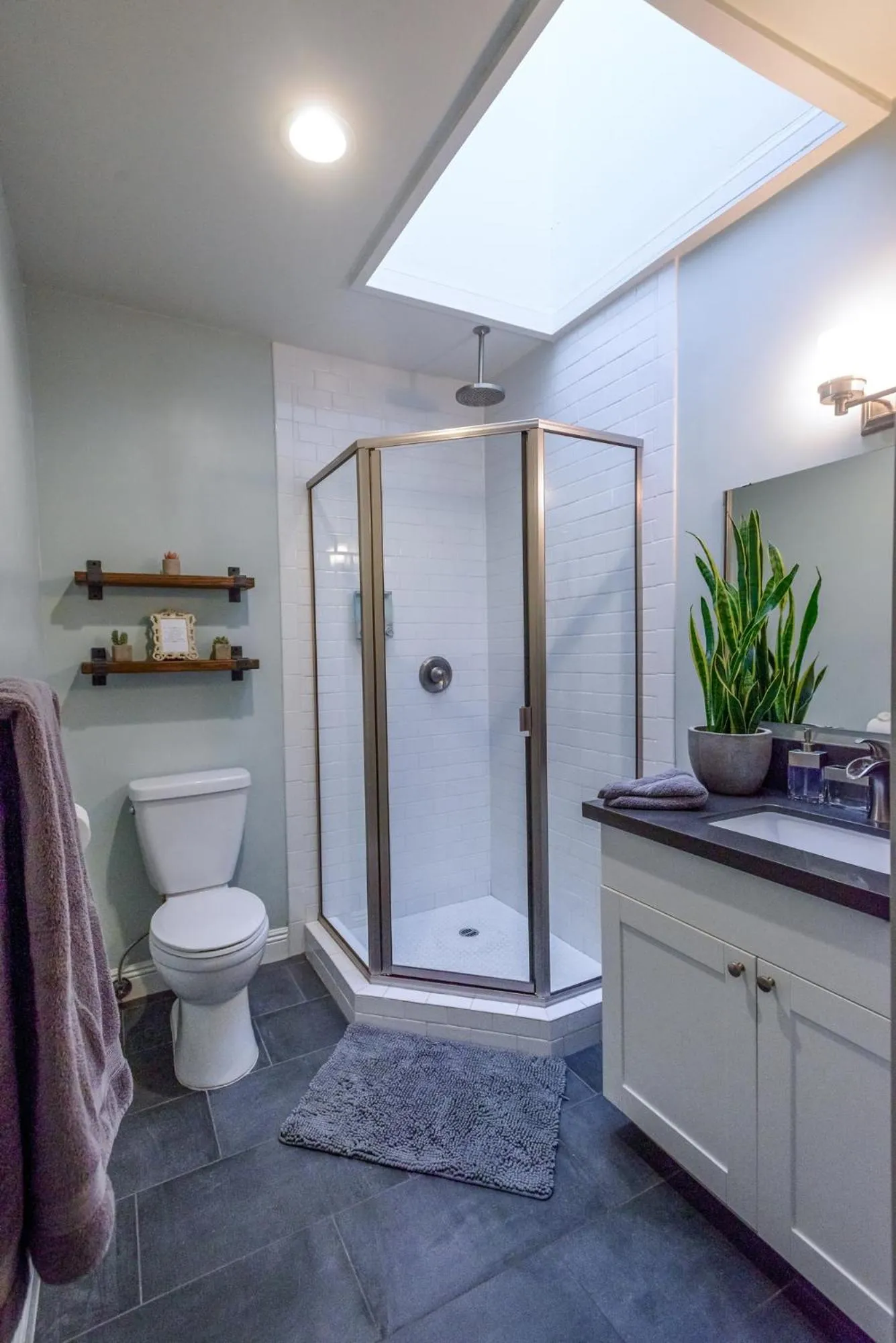 Shower in Fern House South Park Craftsman