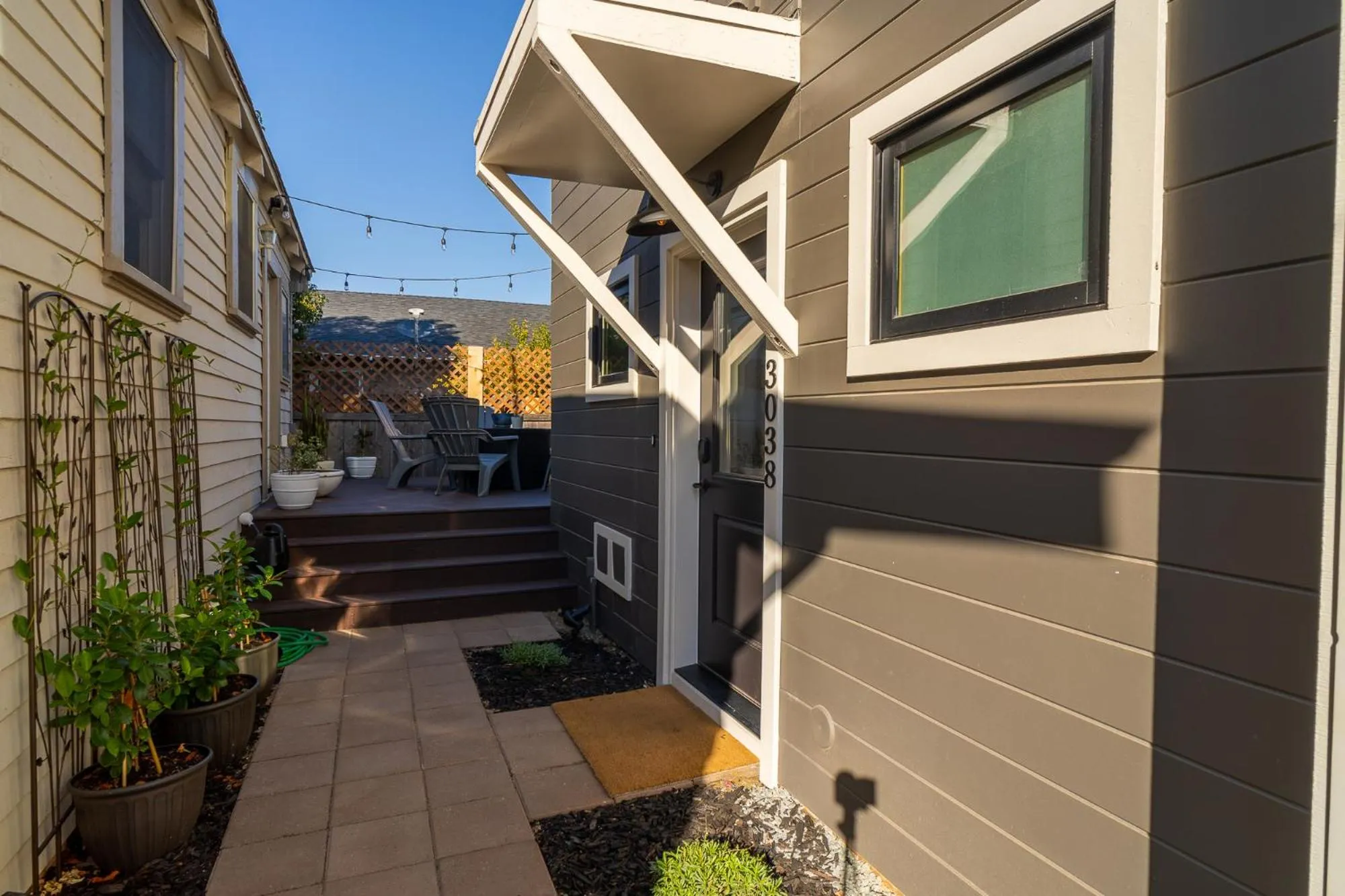 Balcony/Terrace in Fern House South Park Craftsman