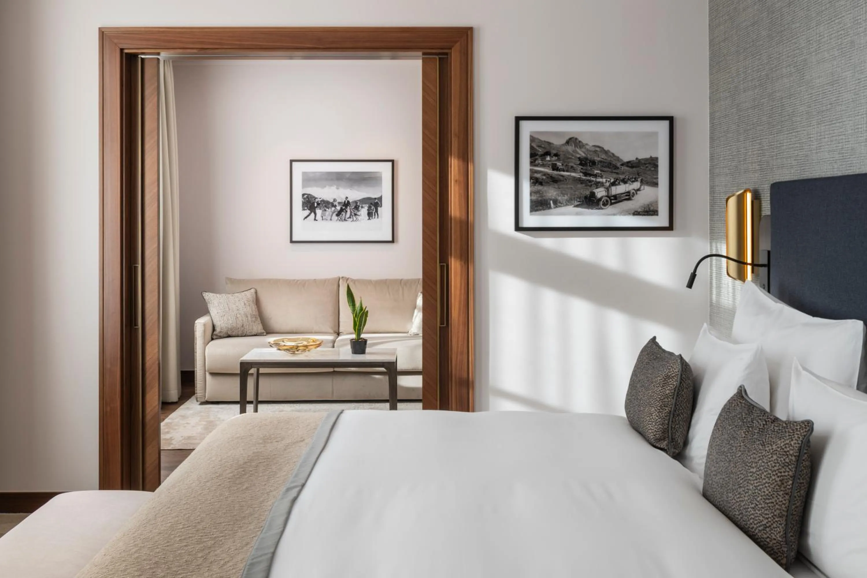 Bedroom, Bed in Grand Hotel des Bains Kempinski