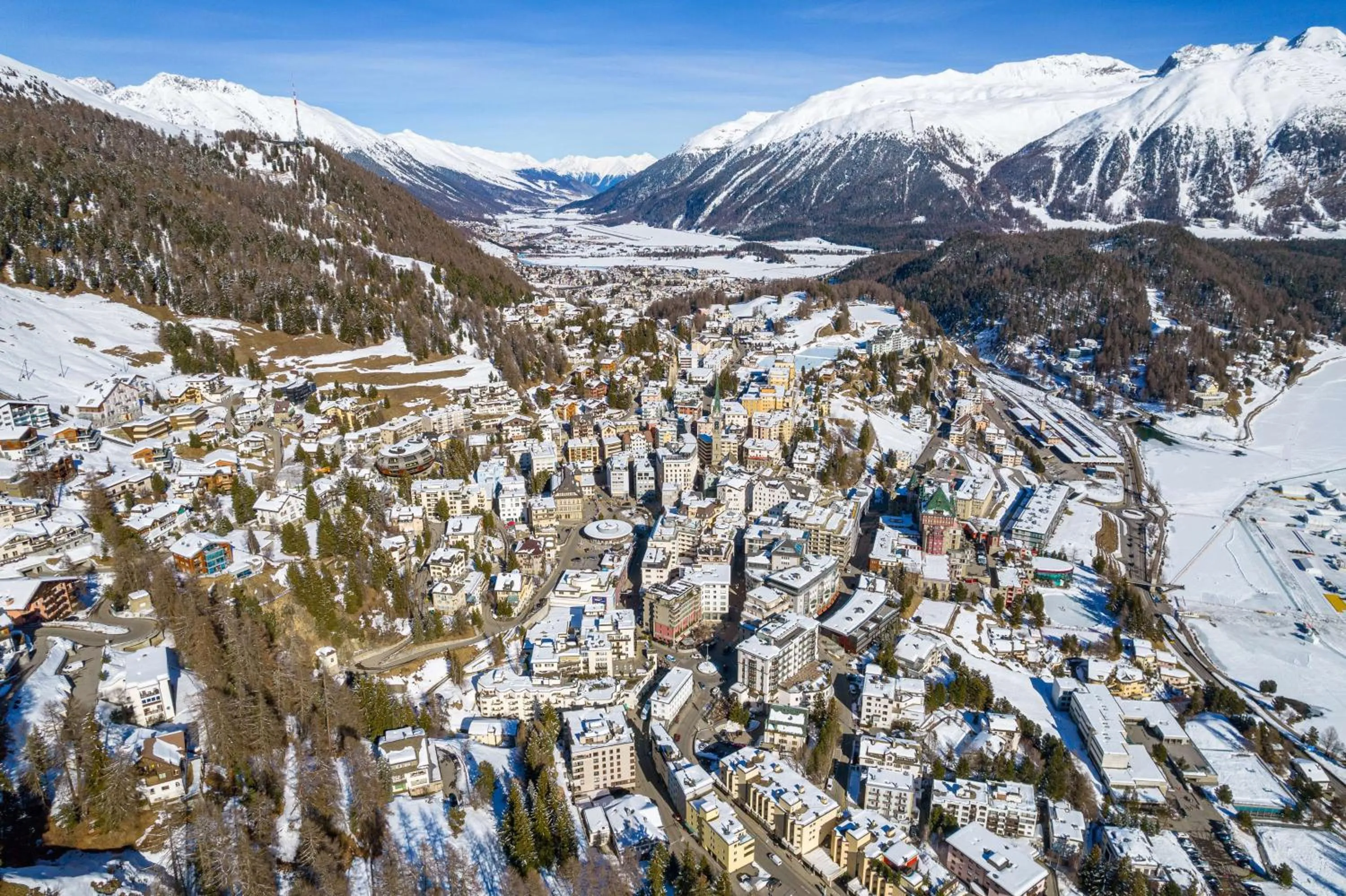 Bird's eye view in Grand Hotel des Bains Kempinski