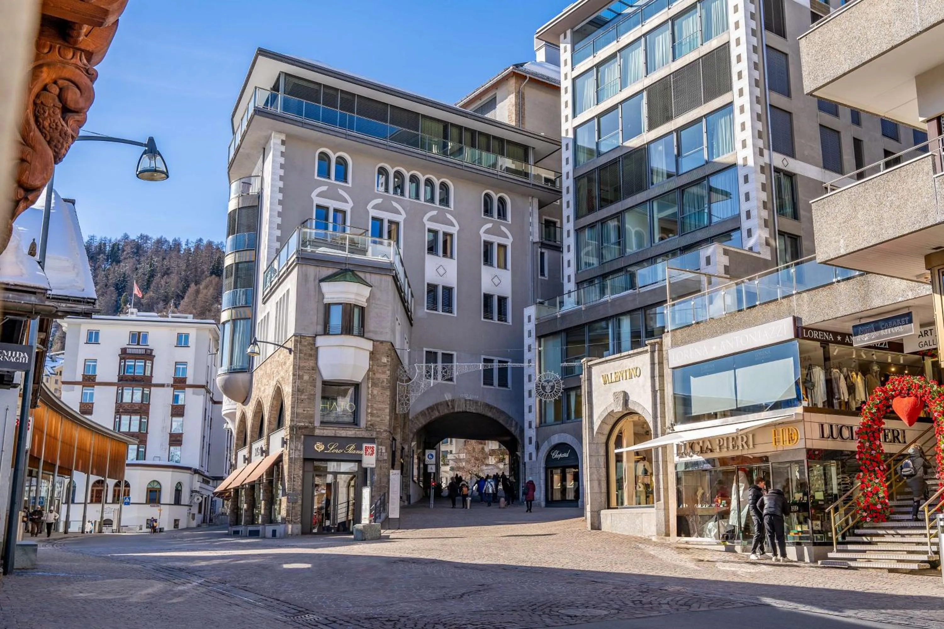 City view in Grand Hotel des Bains Kempinski