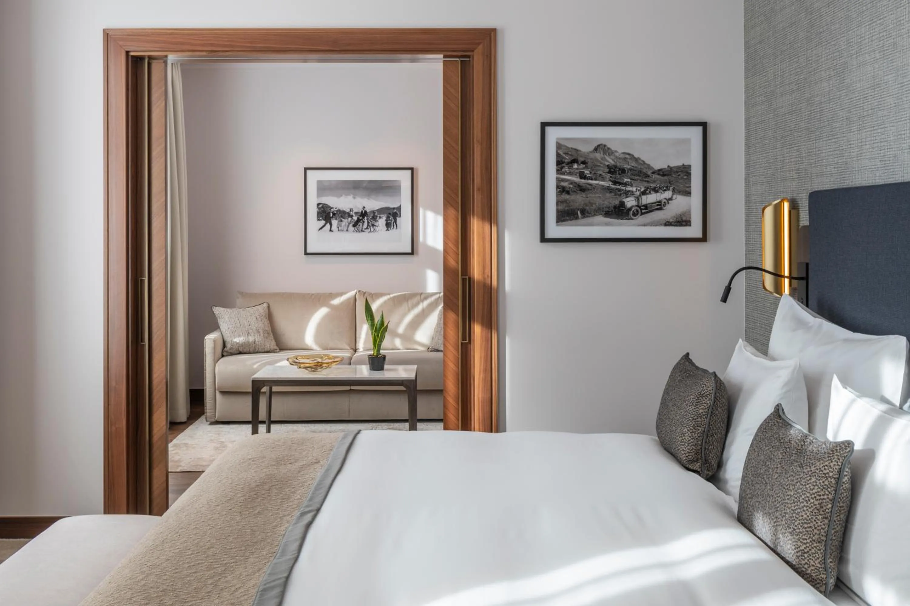 Bedroom, Bed in Grand Hotel des Bains Kempinski