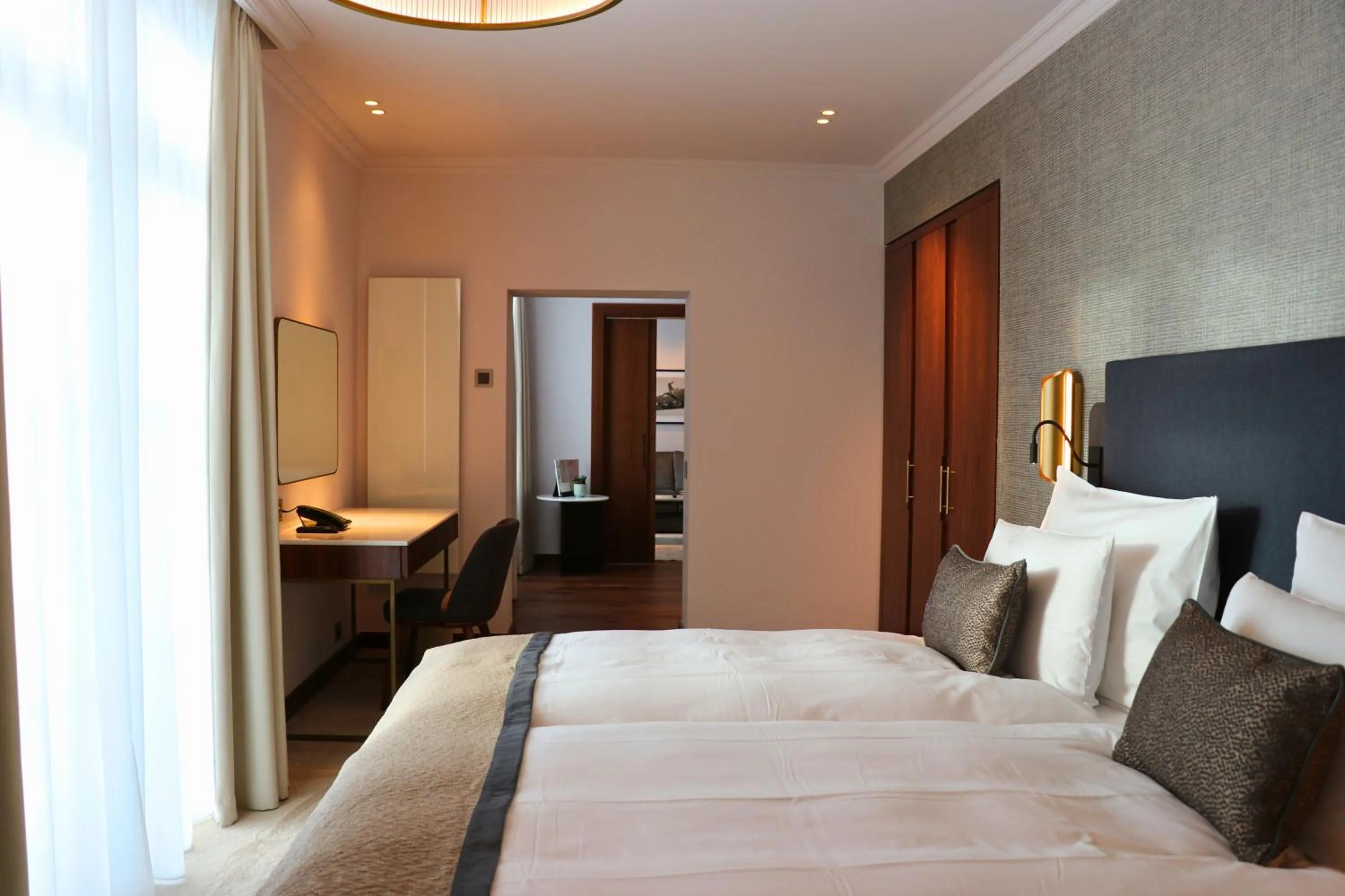 Bedroom, Bed in Grand Hotel des Bains Kempinski