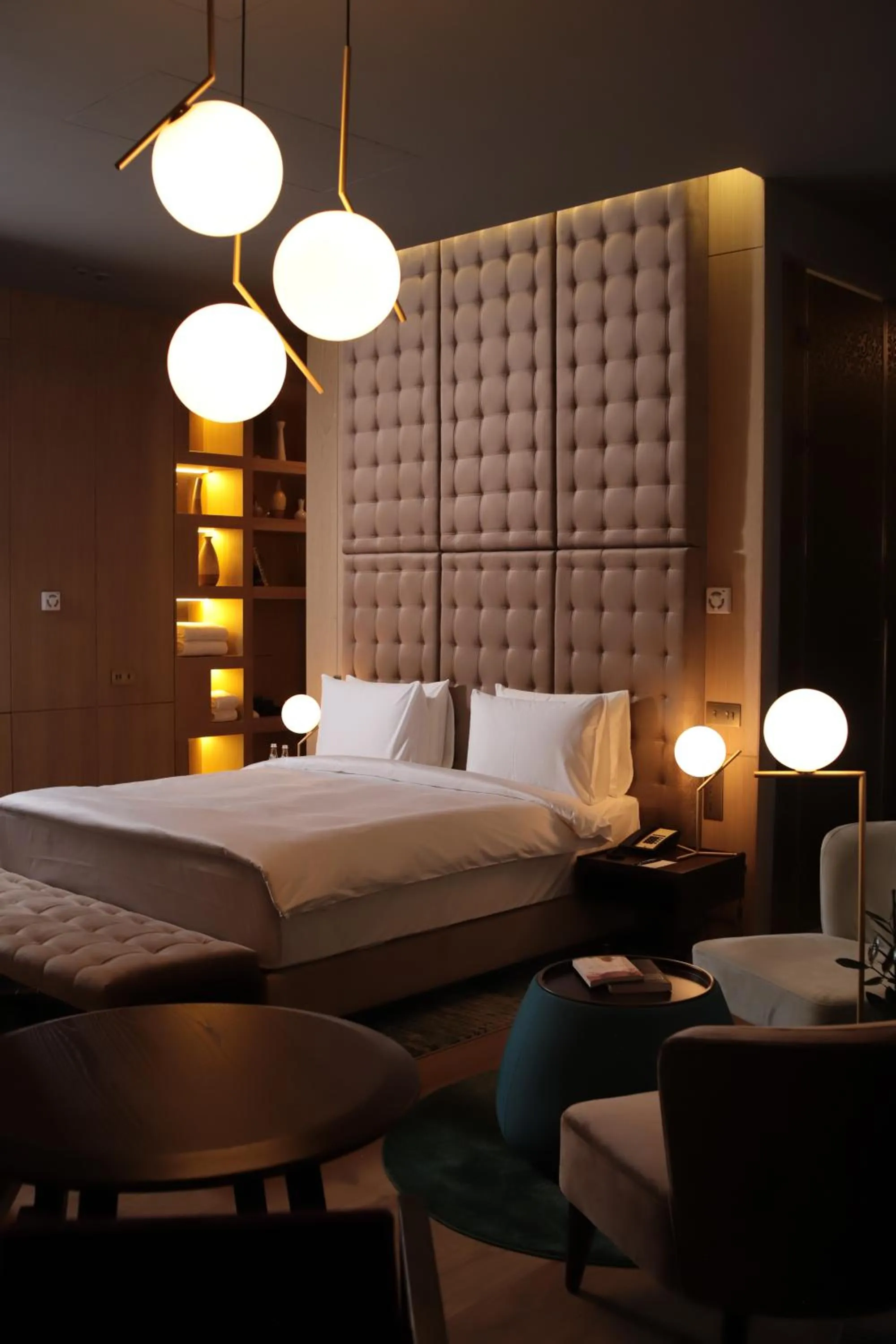 Bed in The Veil Hotel