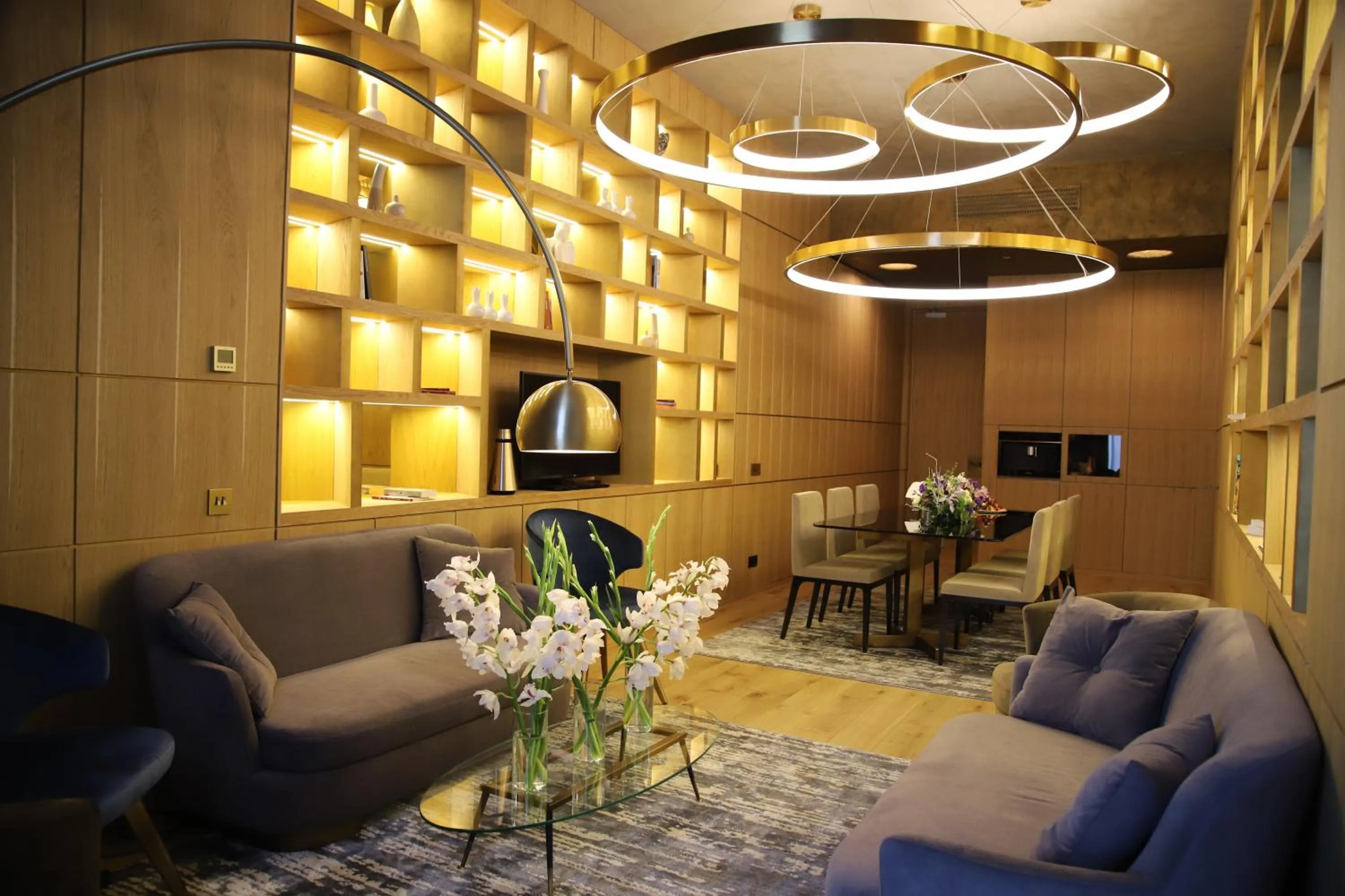 Living room in The Veil Hotel