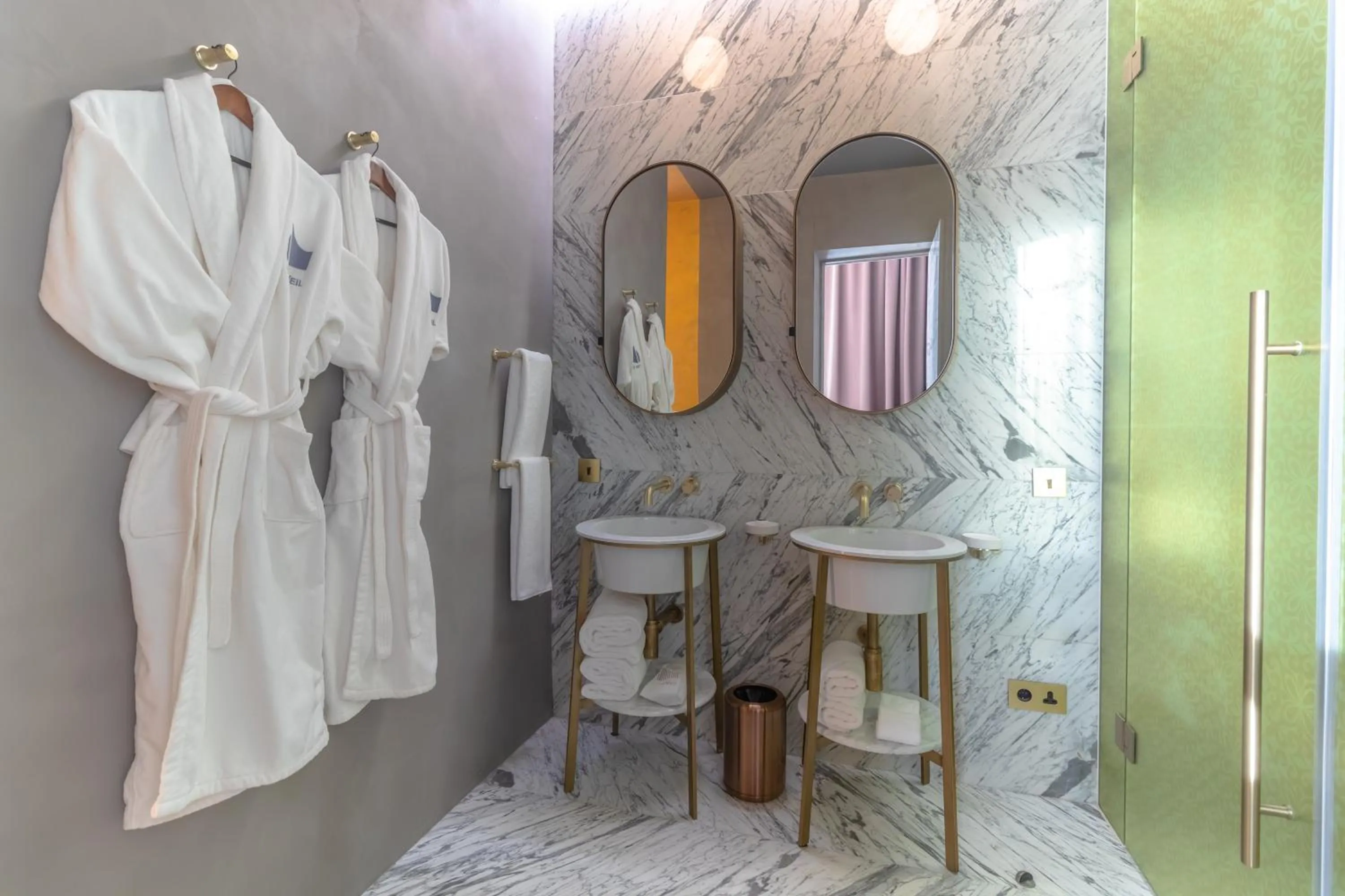 Shower in The Veil Hotel