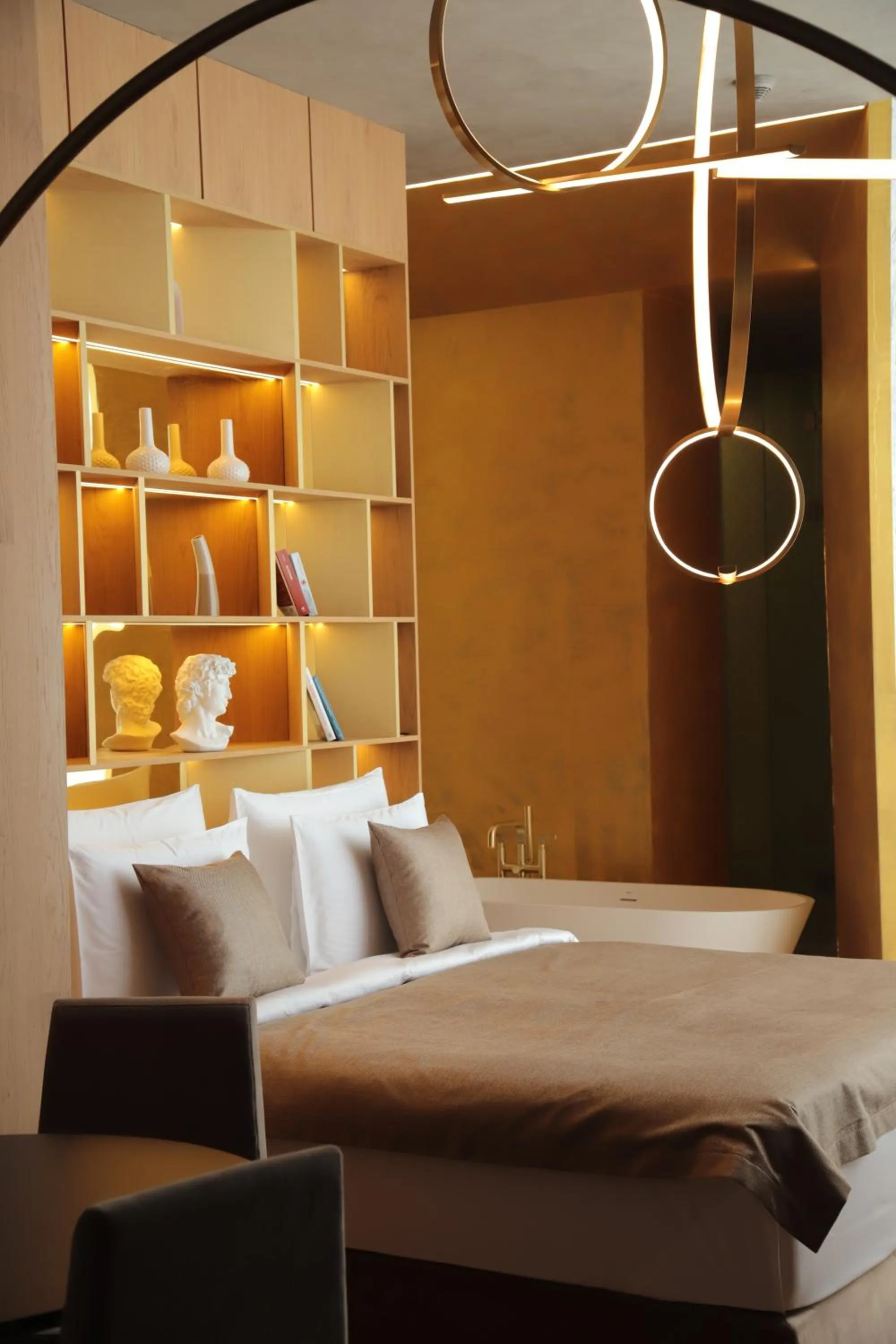 Bed in The Veil Hotel