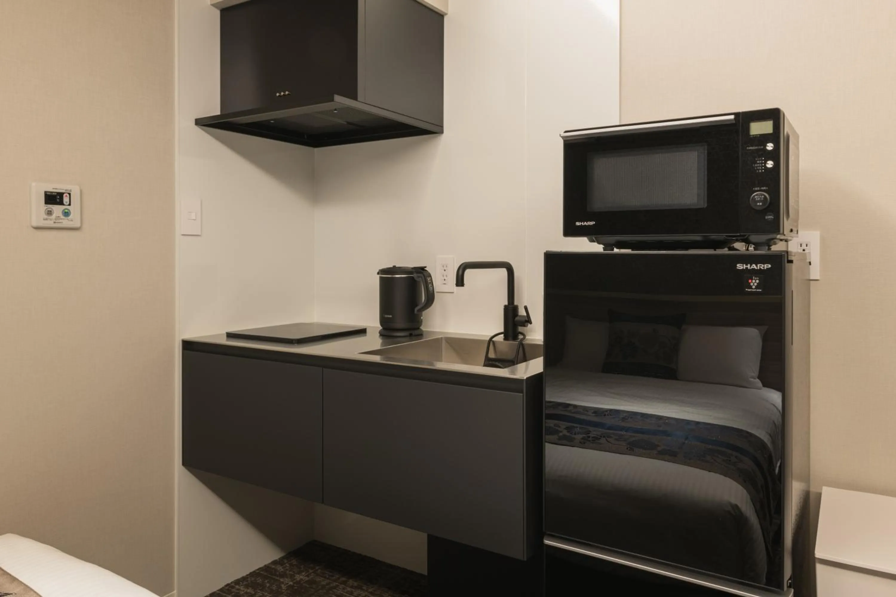 Kitchen or kitchenette in GRAND BASE Kagoshima Tenmonkan