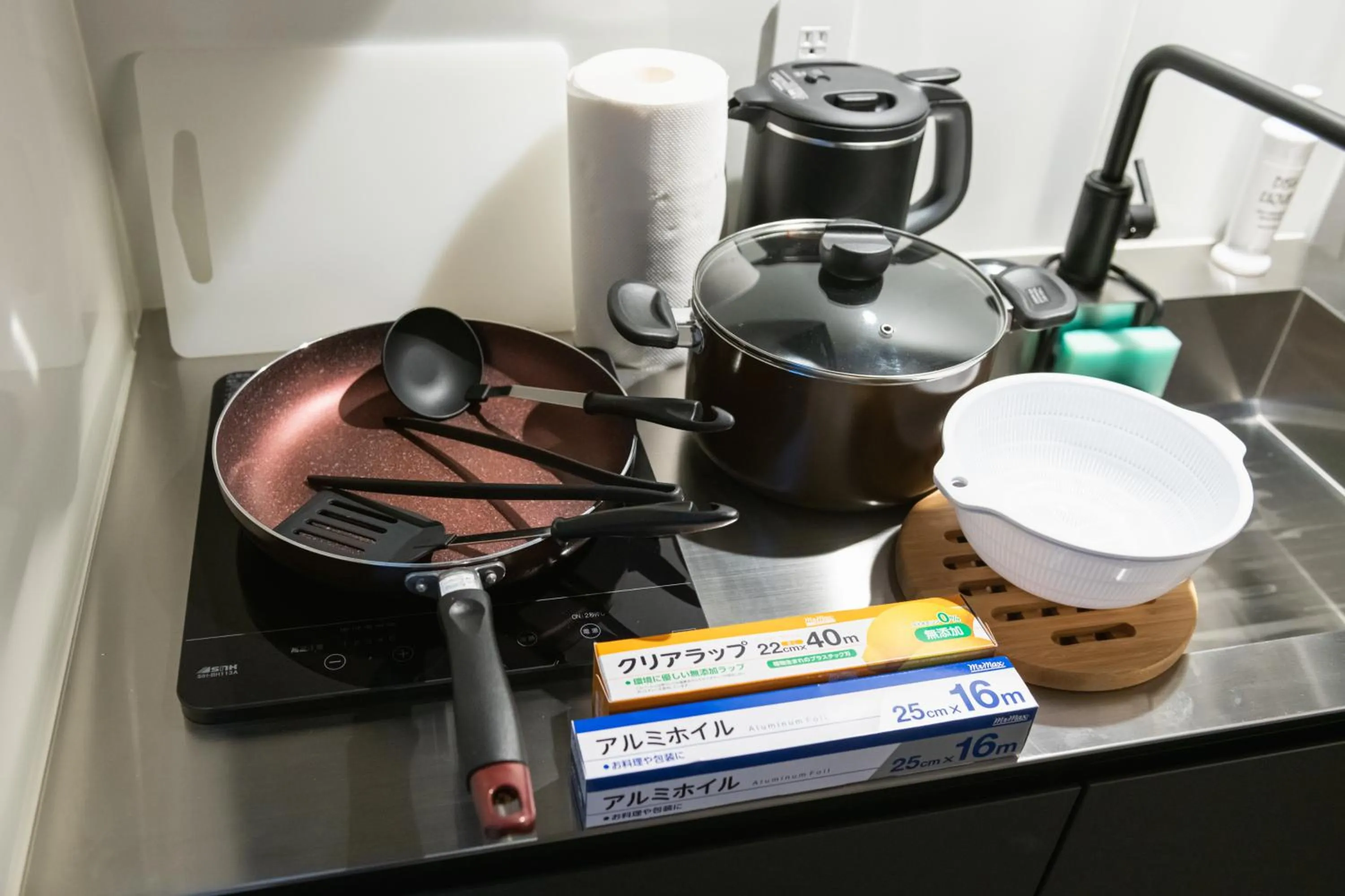 Kitchen or kitchenette in GRAND BASE Kagoshima Tenmonkan