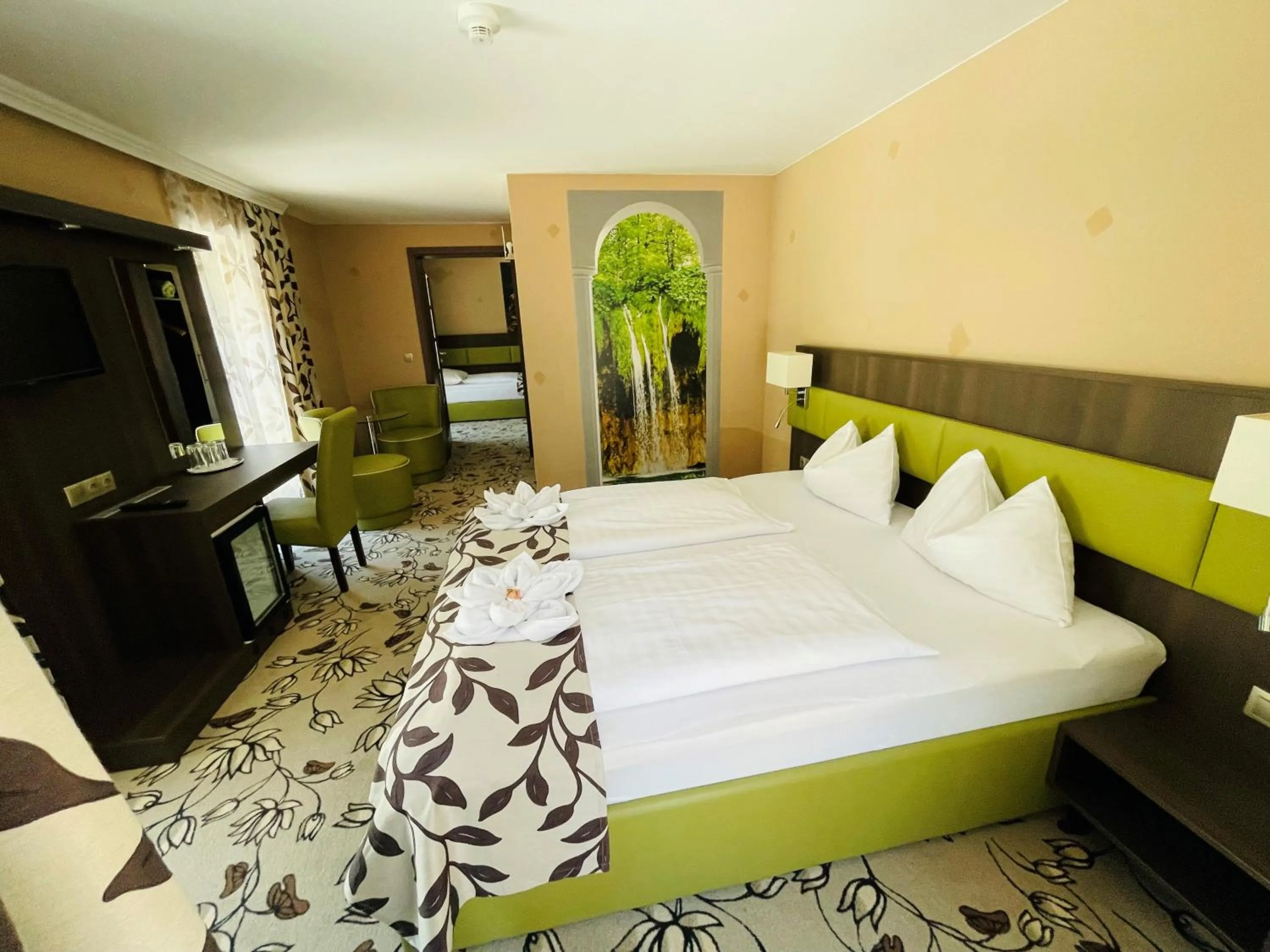 Bedroom, Bed in Hotel Pruggererhof