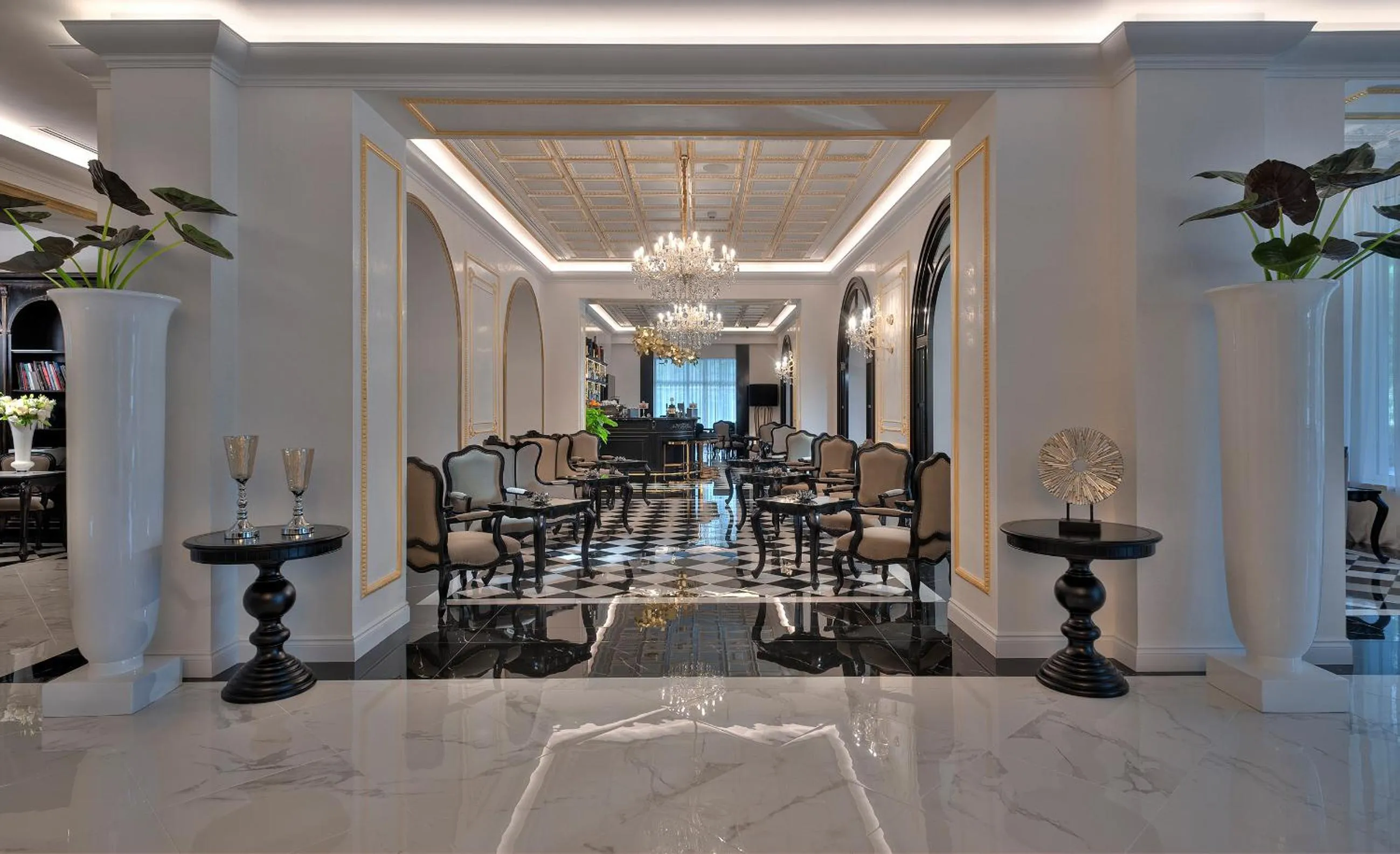 Lobby or reception in Hotel Premiere Abano