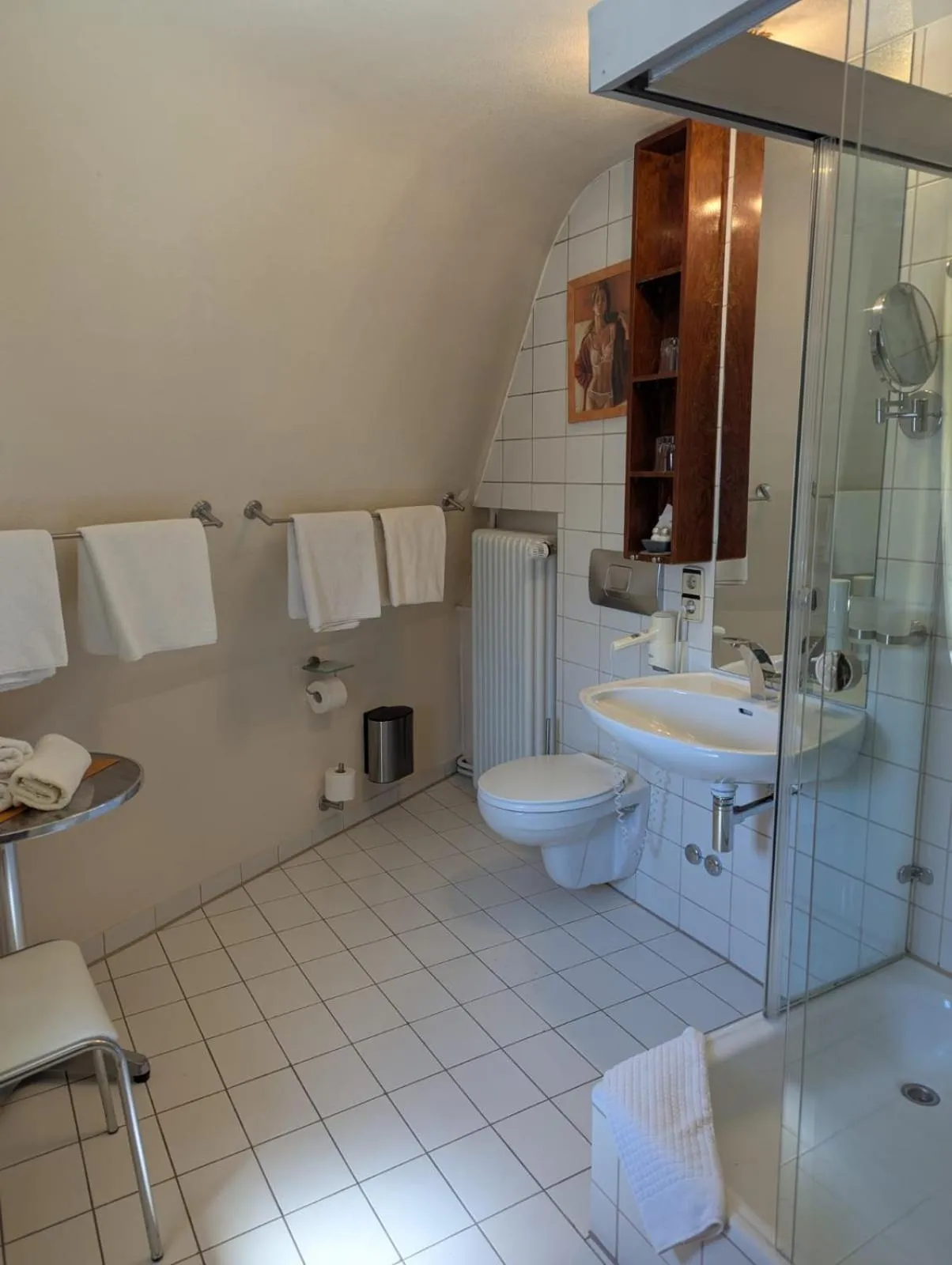 Shower in Hotel - Restaurant Traube