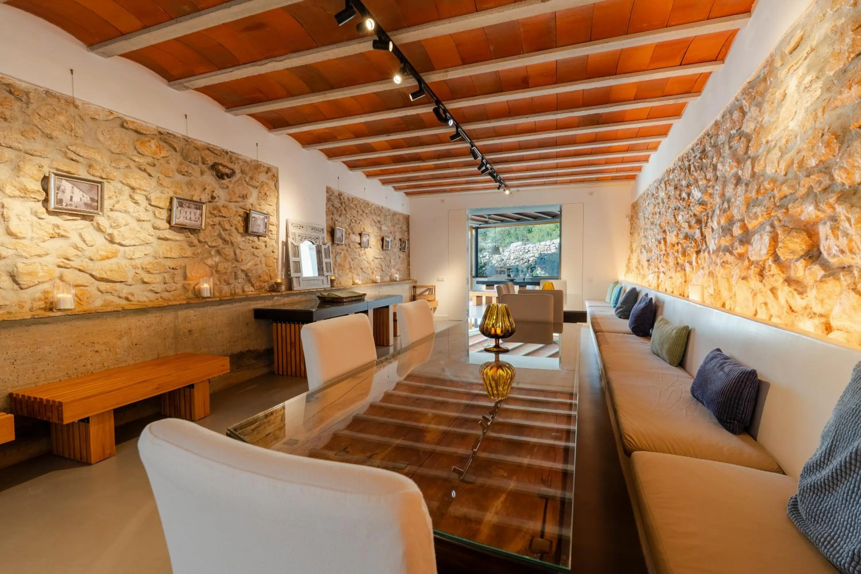 Dining area in Villa Masia Capdet