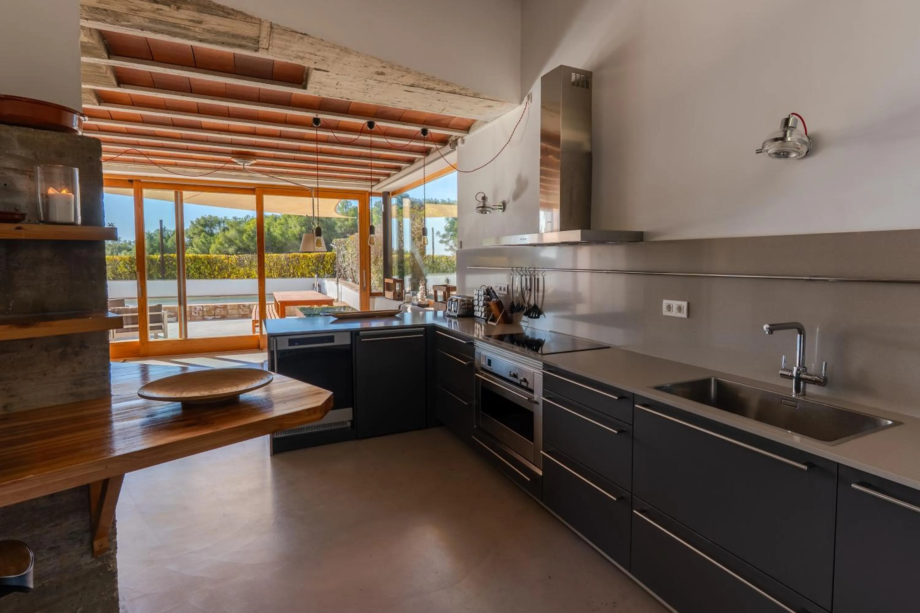 kitchen in Villa Masia Capdet