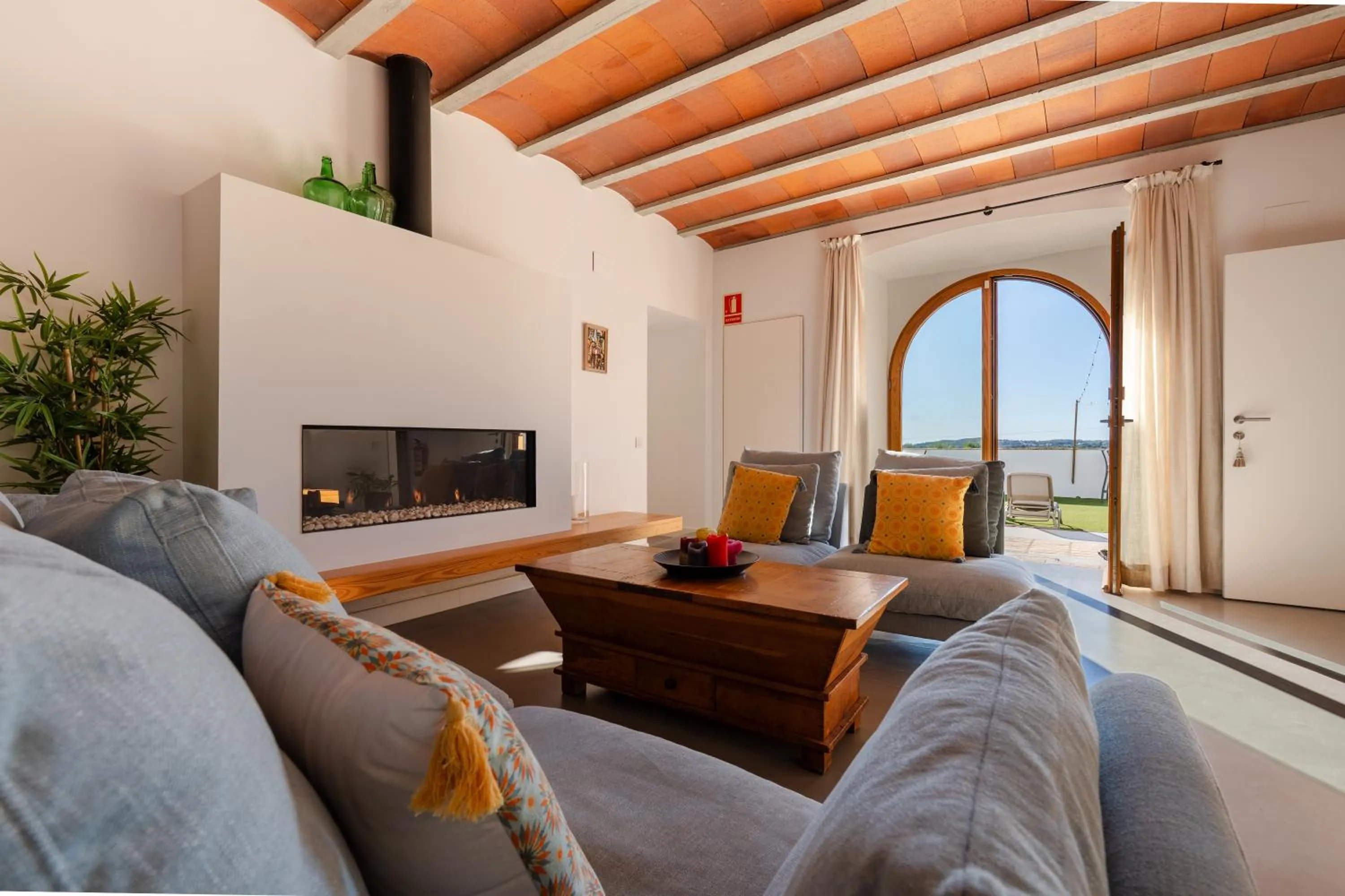 Communal lounge/ TV room in Villa Masia Capdet