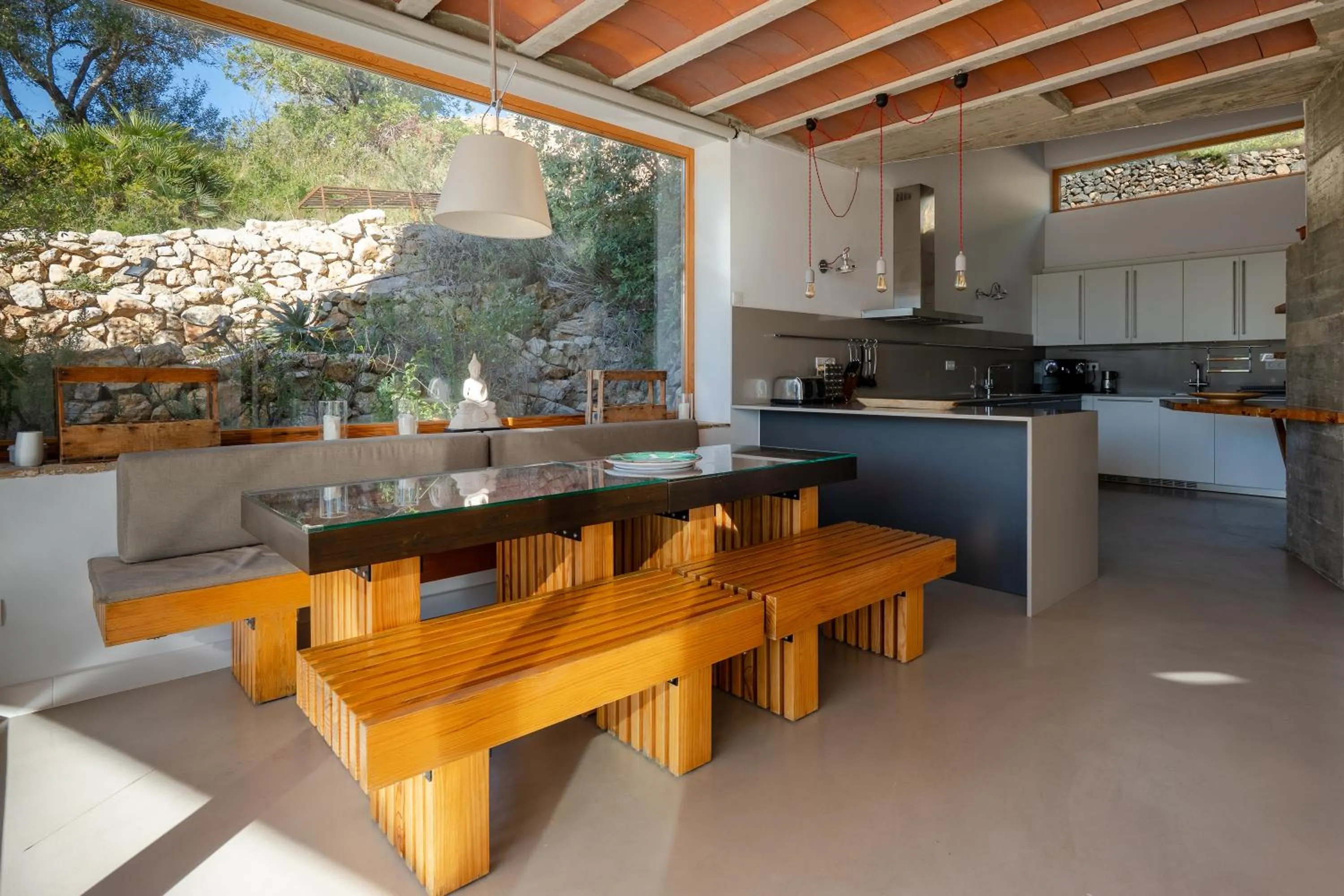 Dining area in Villa Masia Capdet